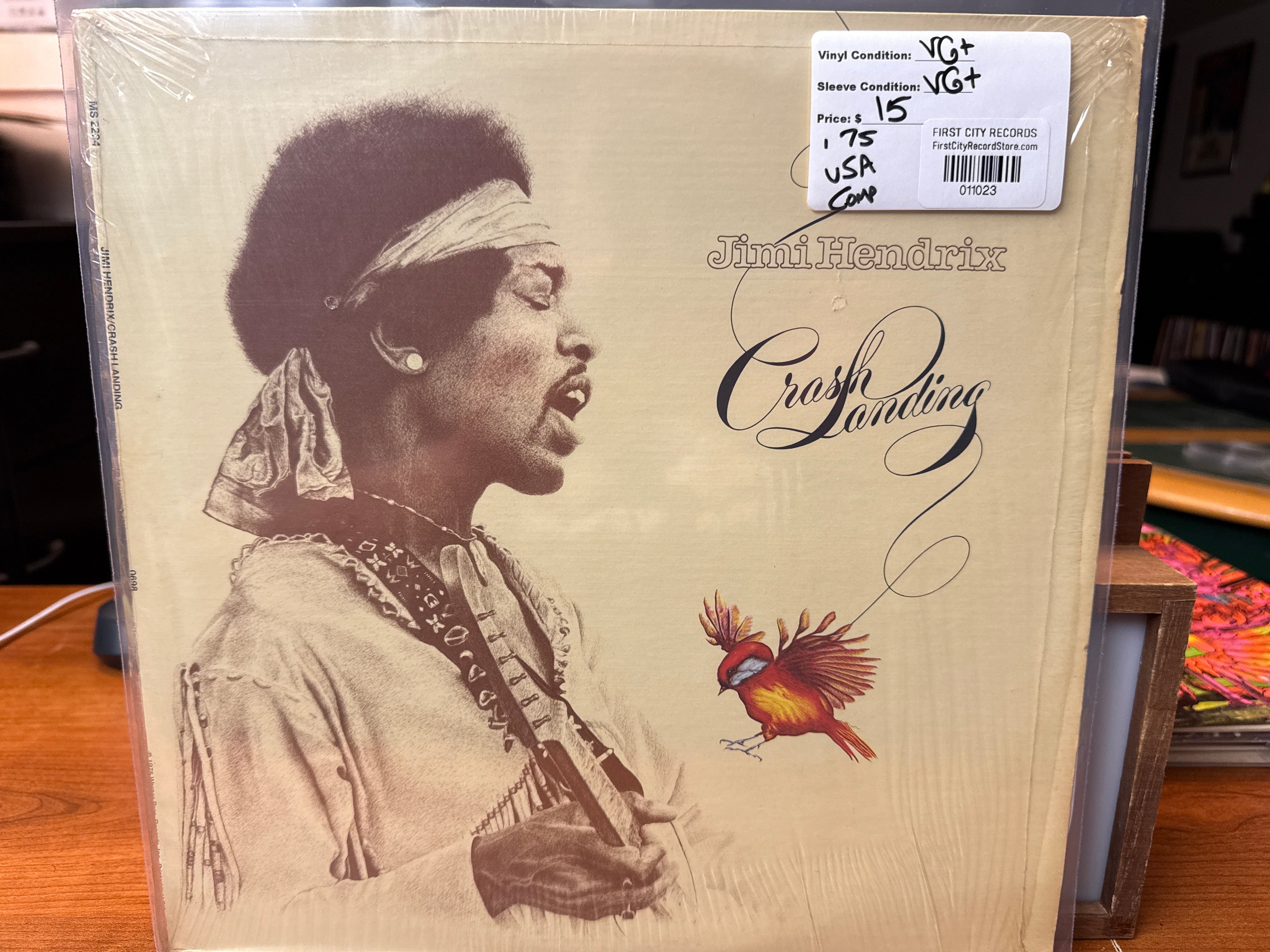 Jimi Hendrix - Crash Landing (1975, USED)