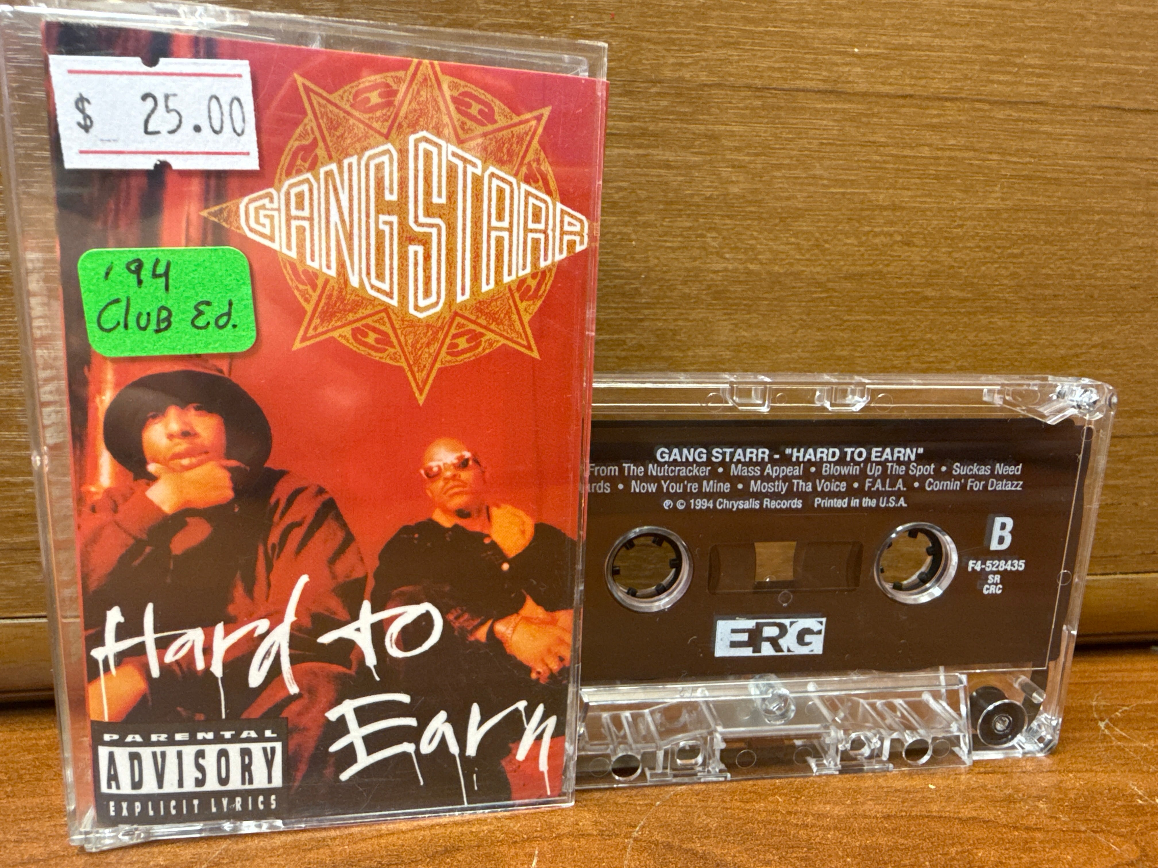 Gang Starr - Hard To Earn (CASSETTE)