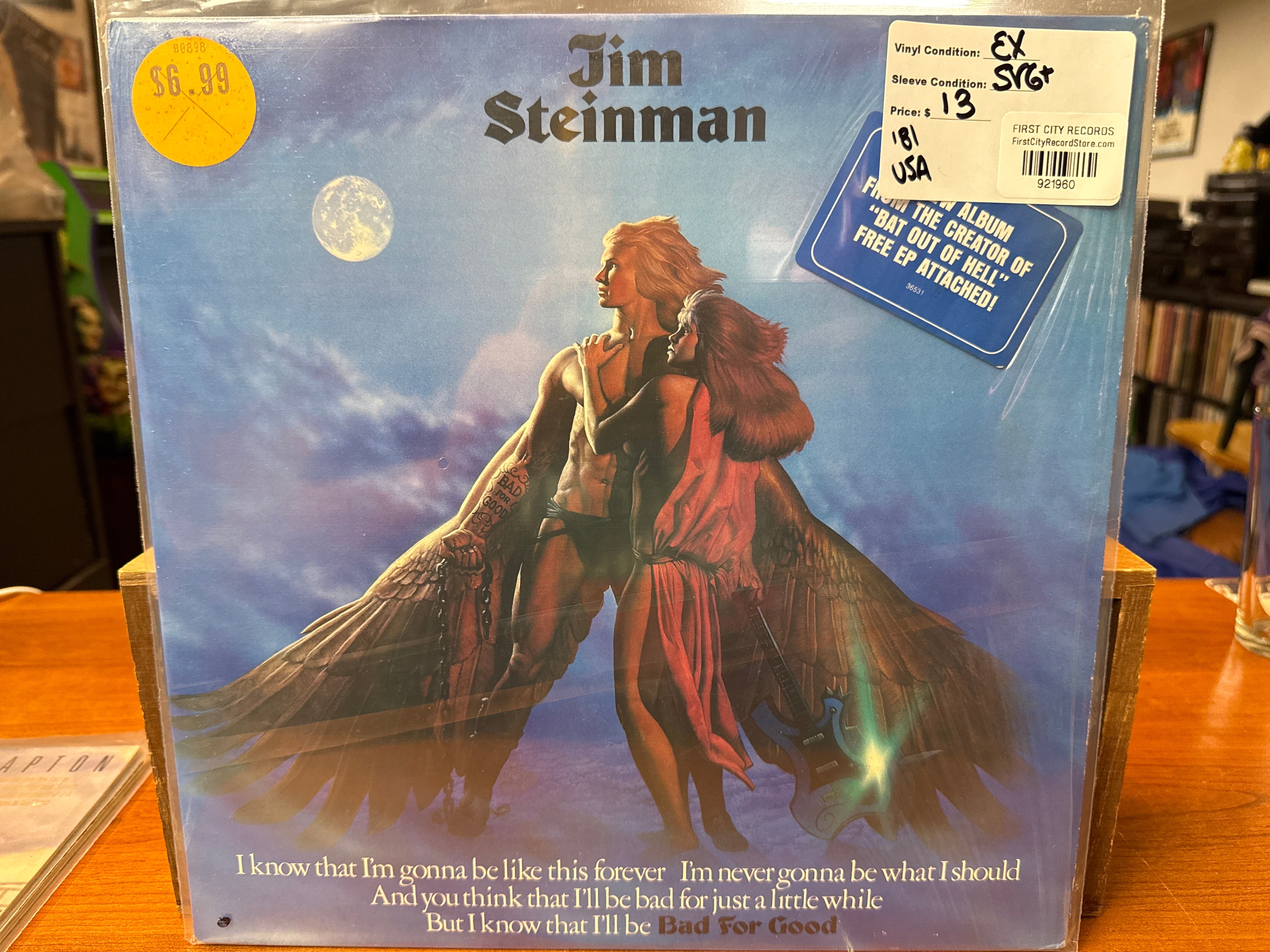 Jim Steinman - Bad For Good (1981, USED)