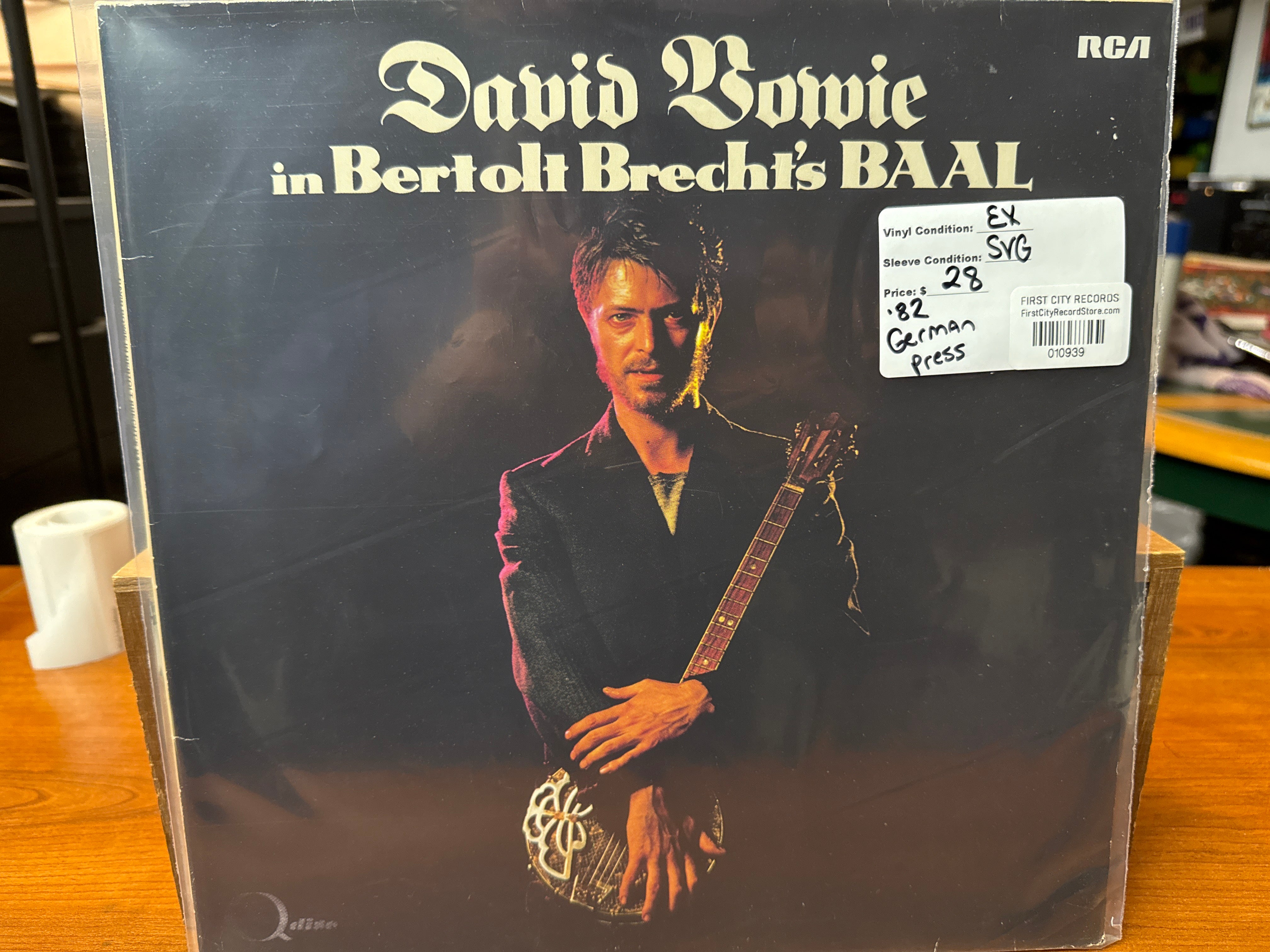 David Bowie - in Bertolt Brecht's Baal (1982, German Pressing, USED)