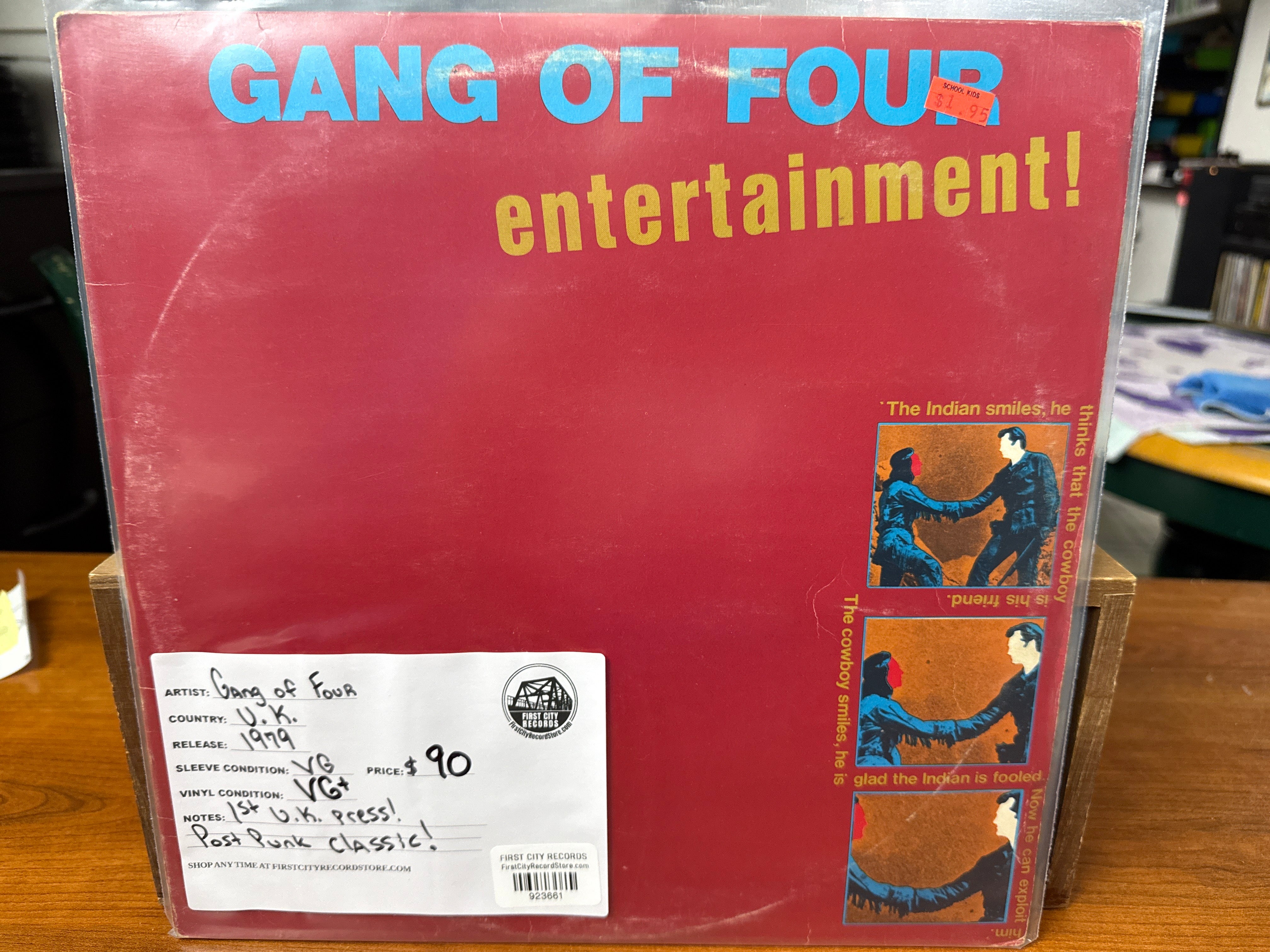 Gang of Four - Entertainment (1979, U.K. Pressing, USED)