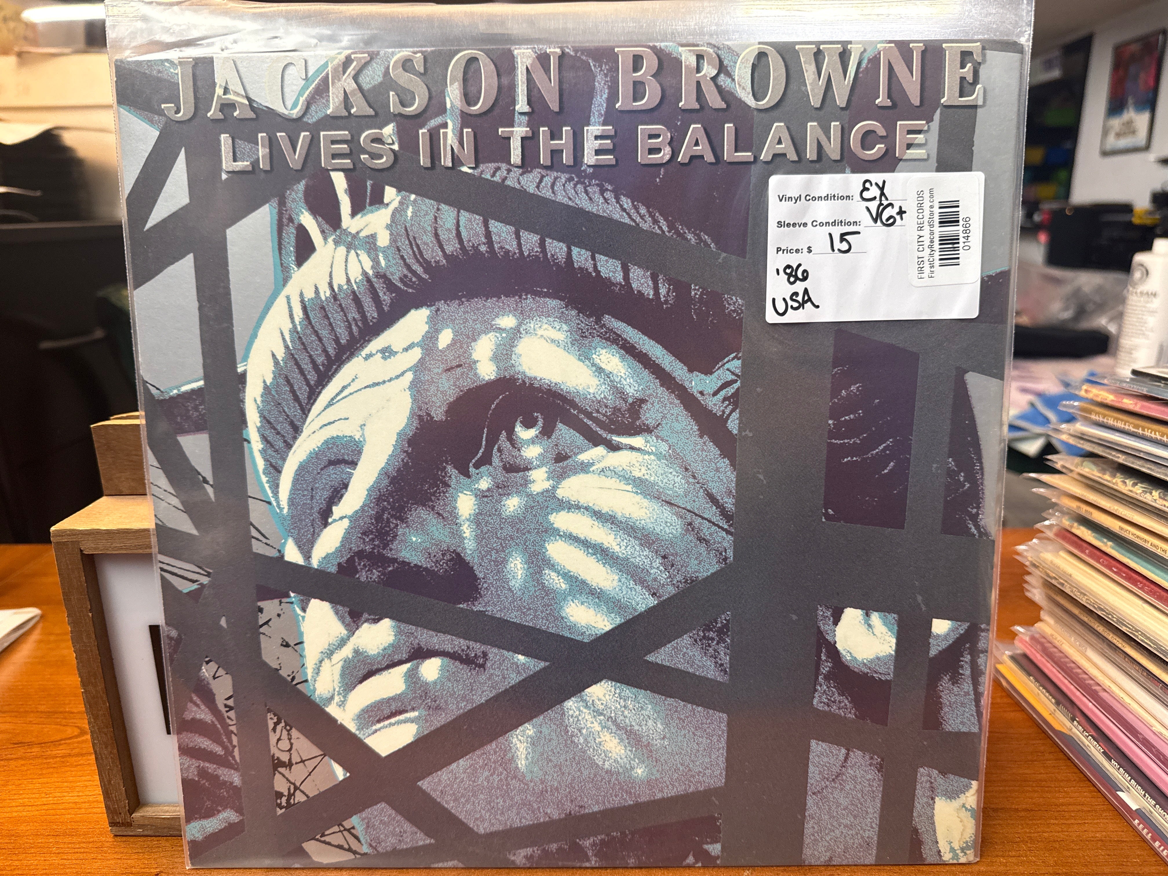 Jackson Browne - Lives in the Balance (1986, USED)