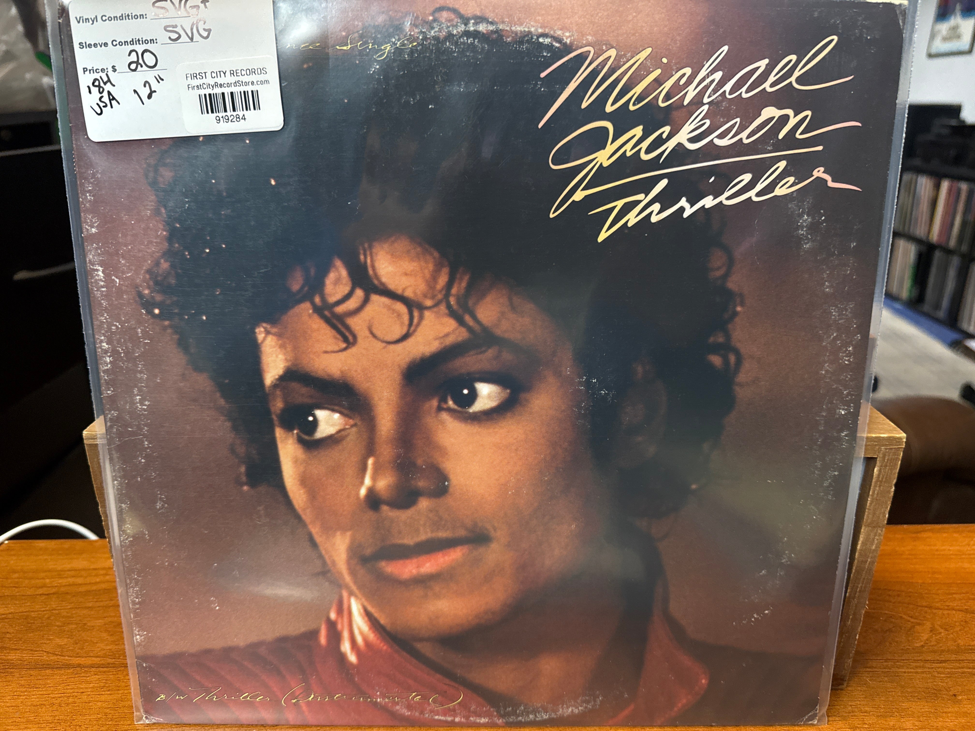 Michael Jackson - Thriller 12" Single (1984, USED)