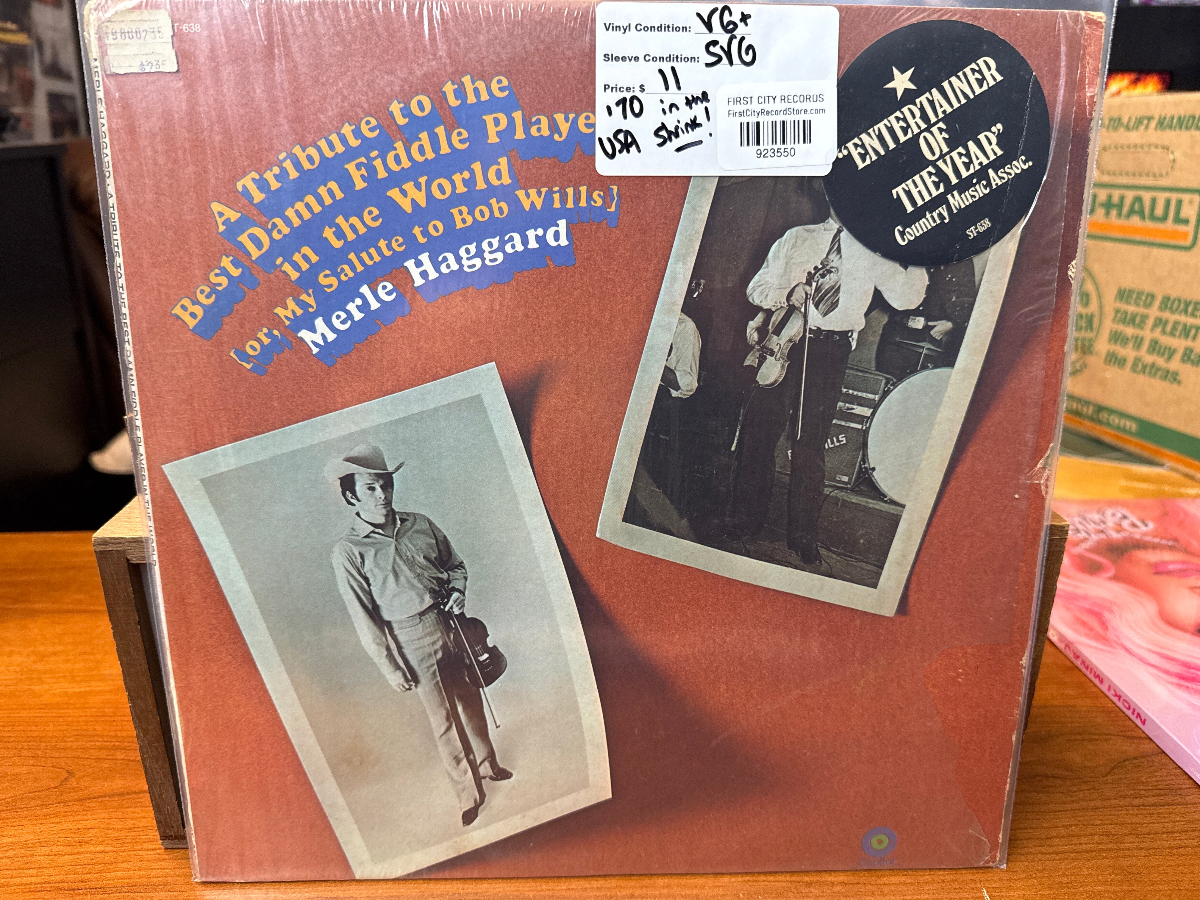 Merle Haggard - A Tribute To The Best Damn Fiddle Player In The World (1970, USED)