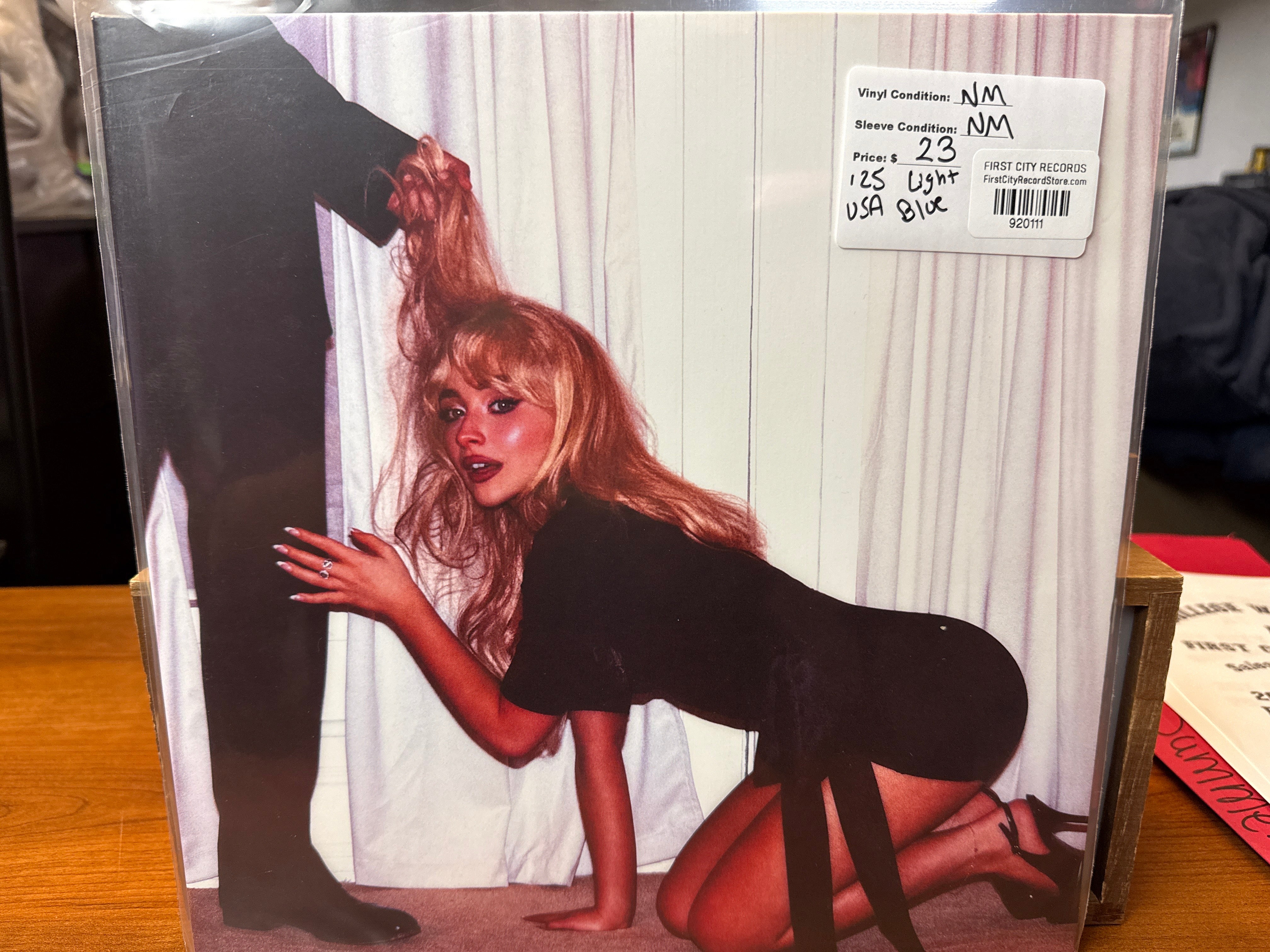 Sabrina Carpenter - Man's Best Friend (2025, Light Blue, USED)