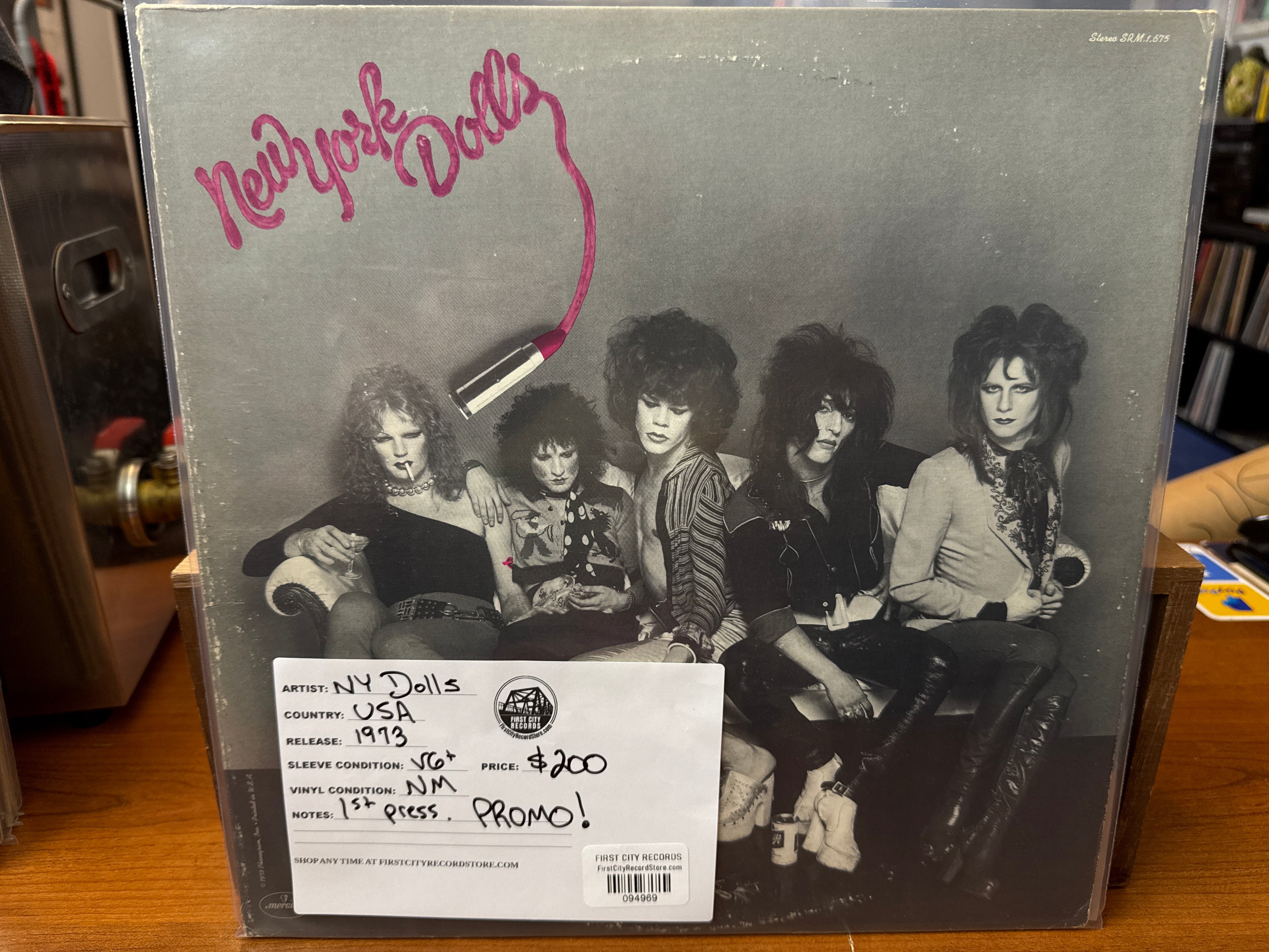 New York Dolls - Self Titled (1973, Promo, USED)