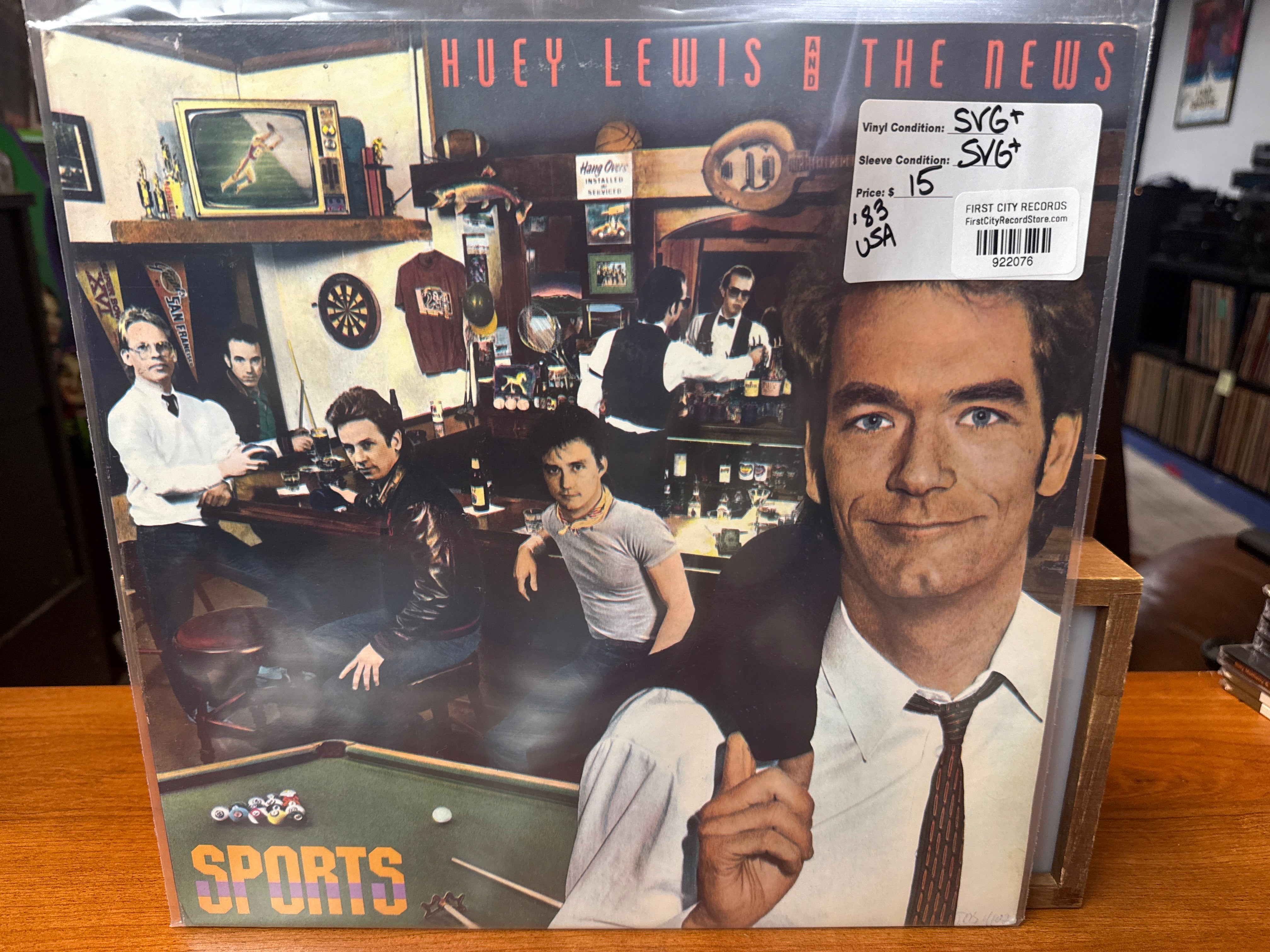 Huey Lewis & The News - Sports (1983, USED)