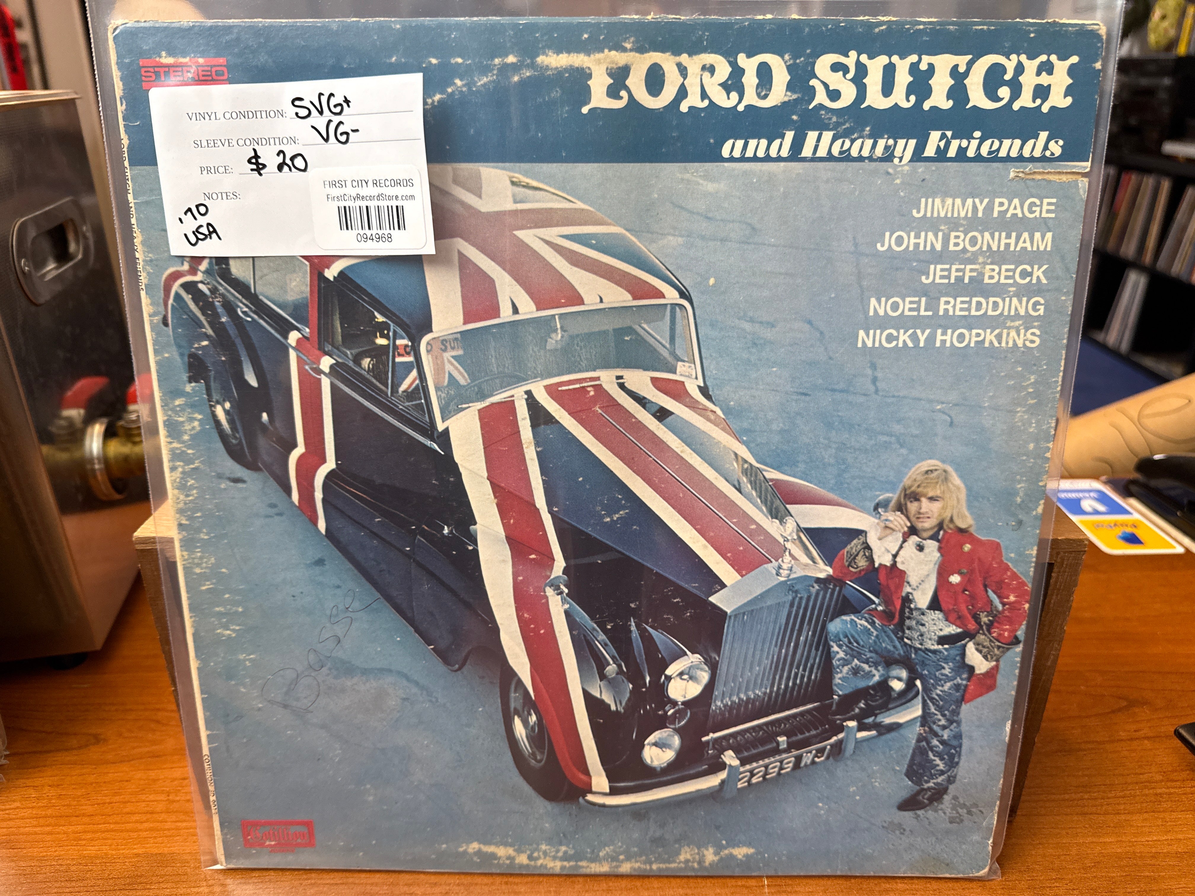 Lord Sutch & Heavy Friends (1970, USED)