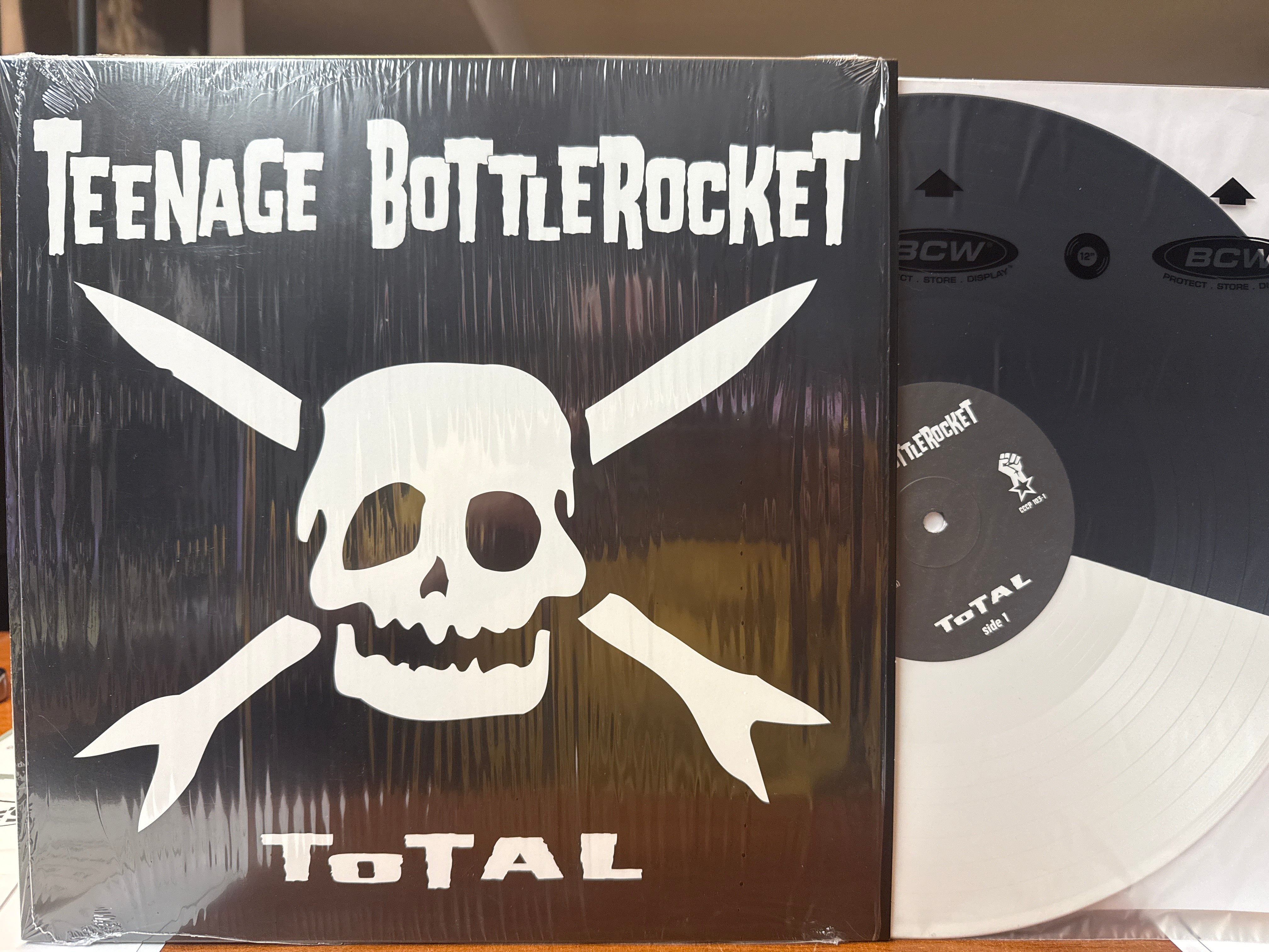 Teenage Bottlerocket - Total (2025, Black/White Split Vinyl, USED)