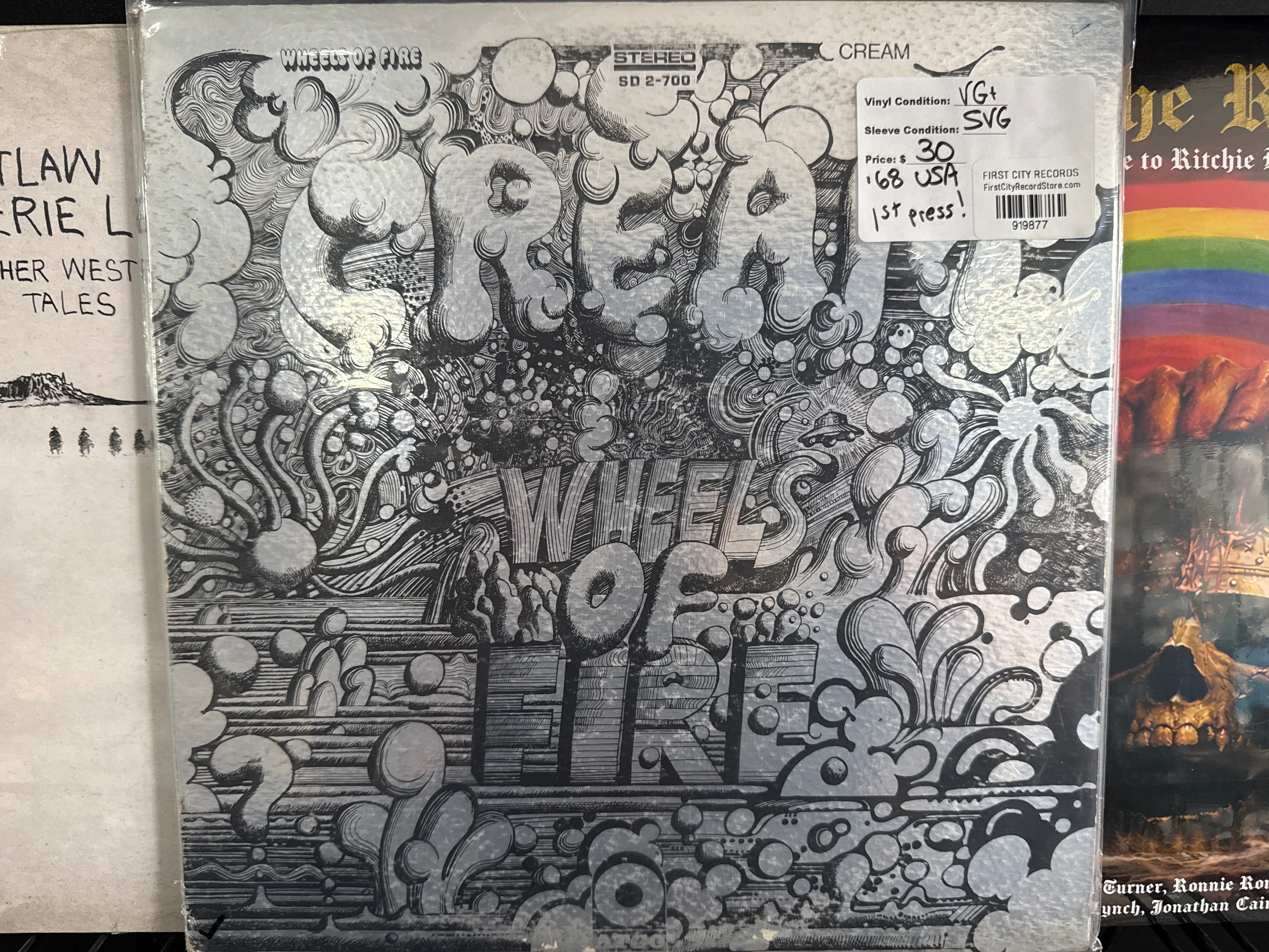 Cream - Wheels of Fire (1968, 1st Press, USED)