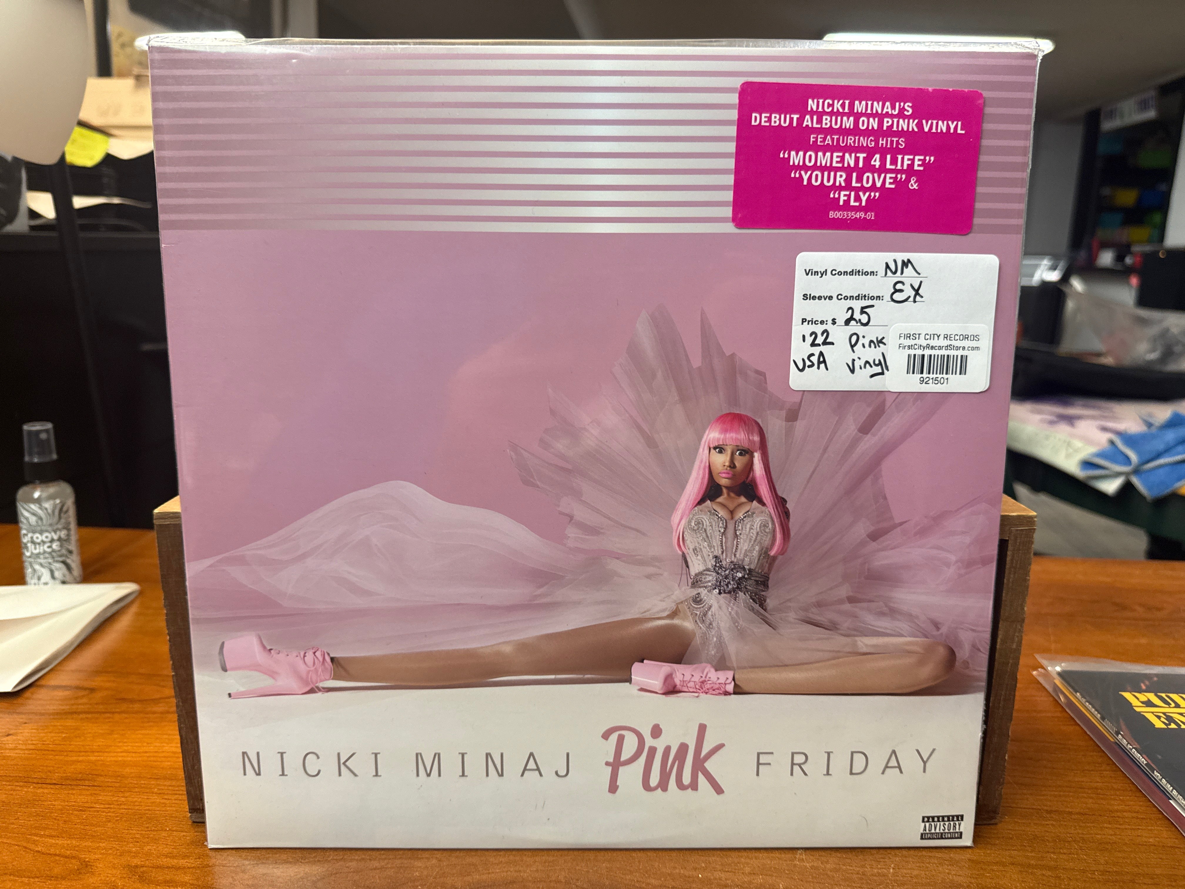 Nicki Minaj ‎– Pink Friday (2022, Pink Vinyl, USED)