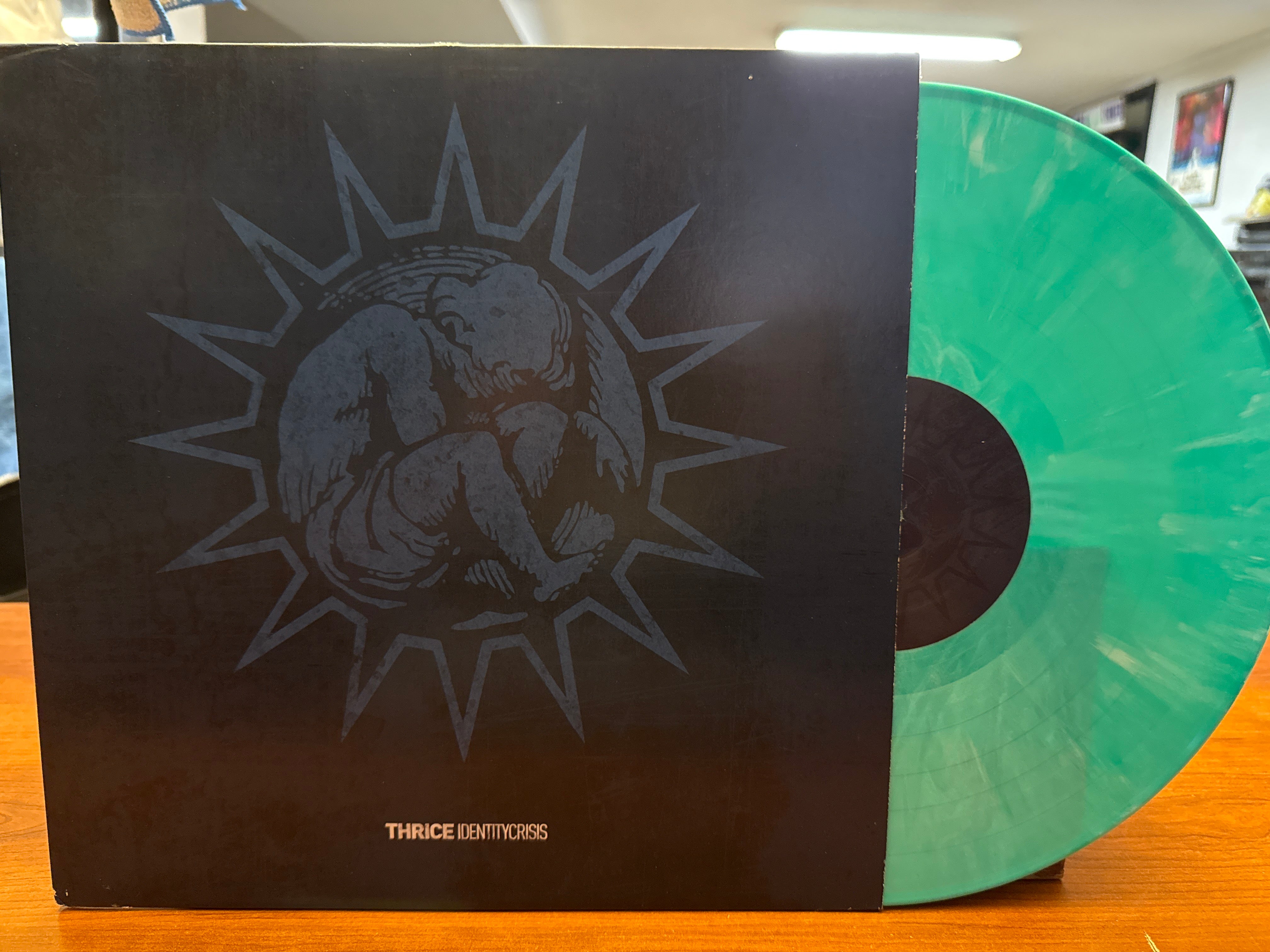 Thrice - Identity Crisis (2010, Green Marbled, USED)