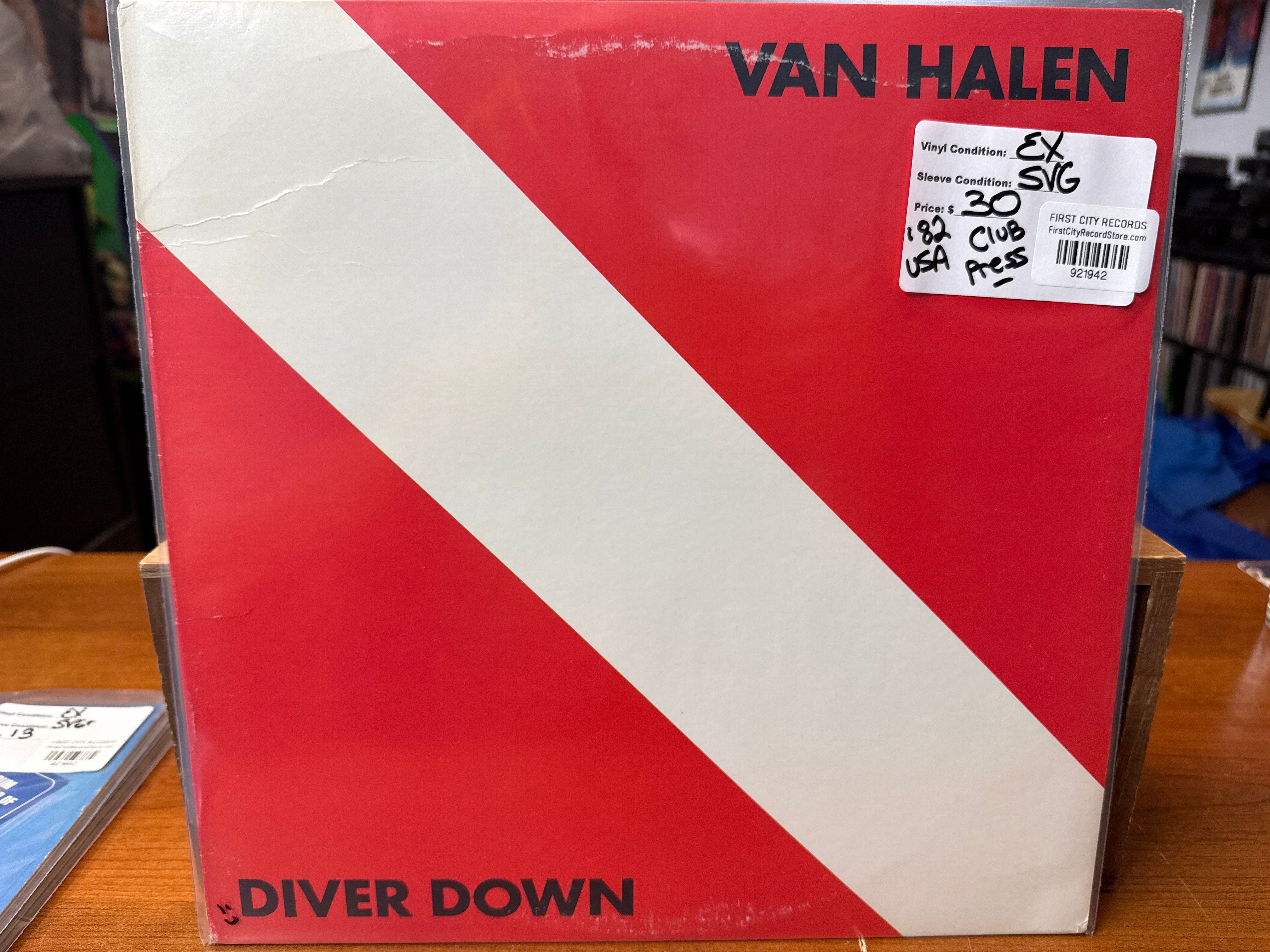 Van Halen - Diver Down (1982, Club Pressing, USED)