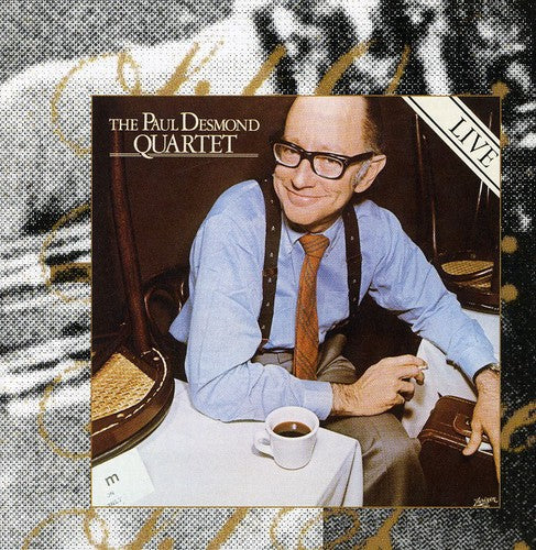 the album cover for Paul Desmond - The Paul Desmond Quartet Live