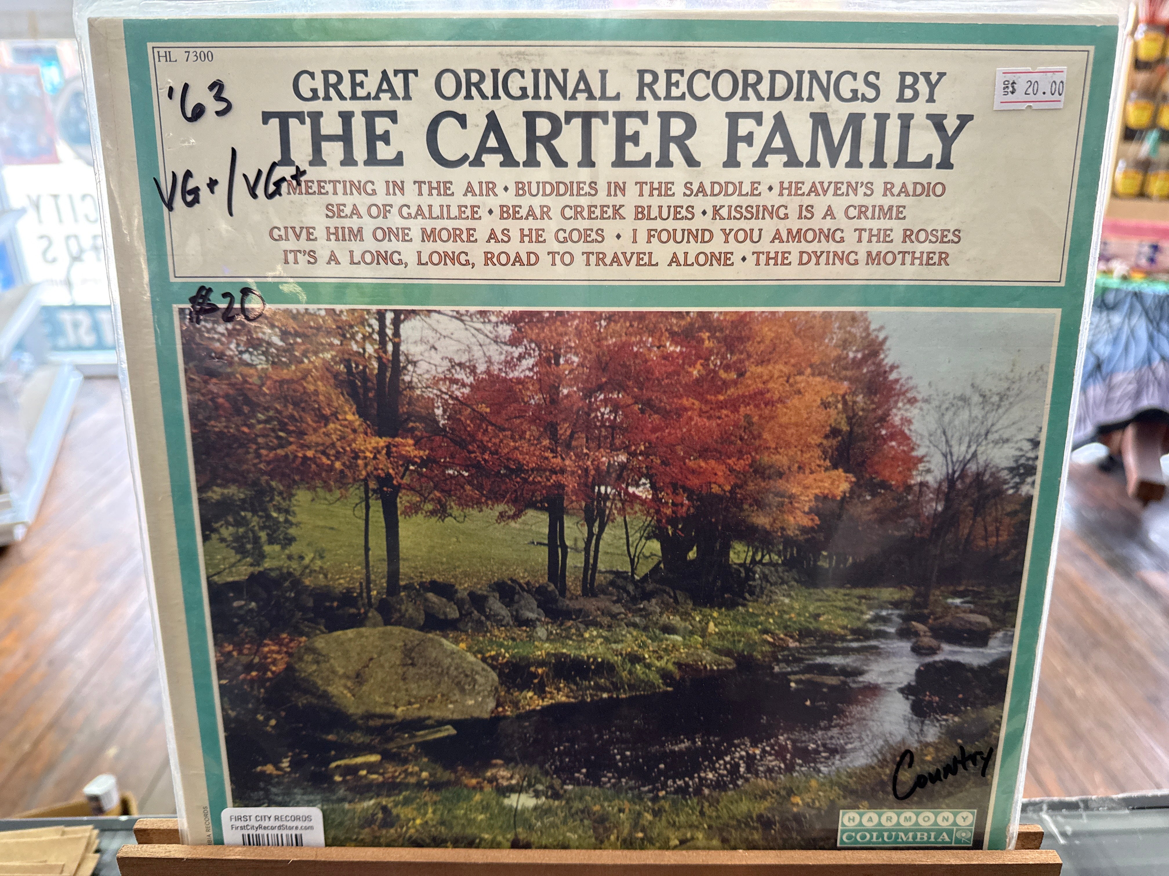 Great Original Recordings by the Carter Family (1963, USED)