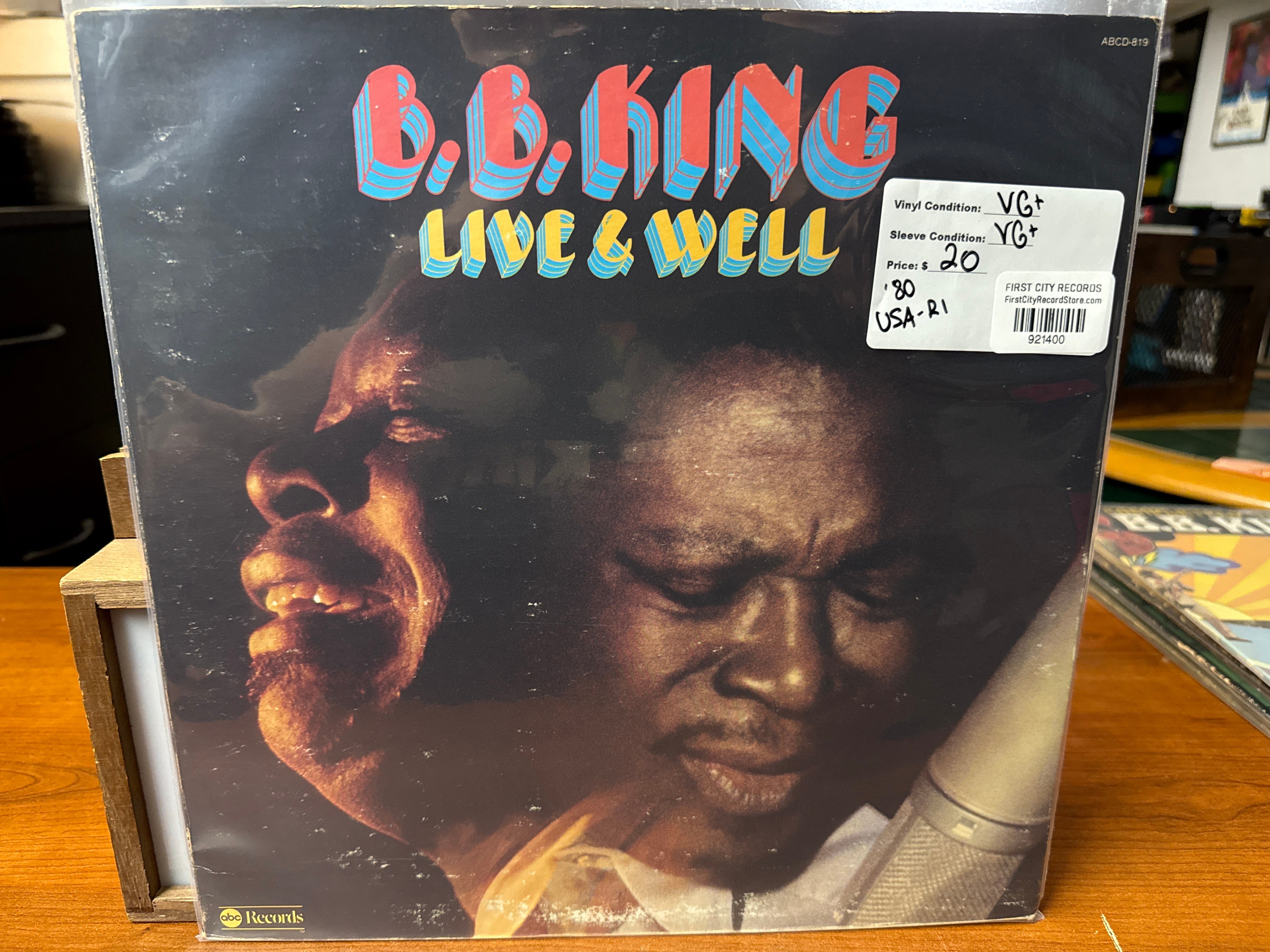 BB King - Live & Well (1980, USED)