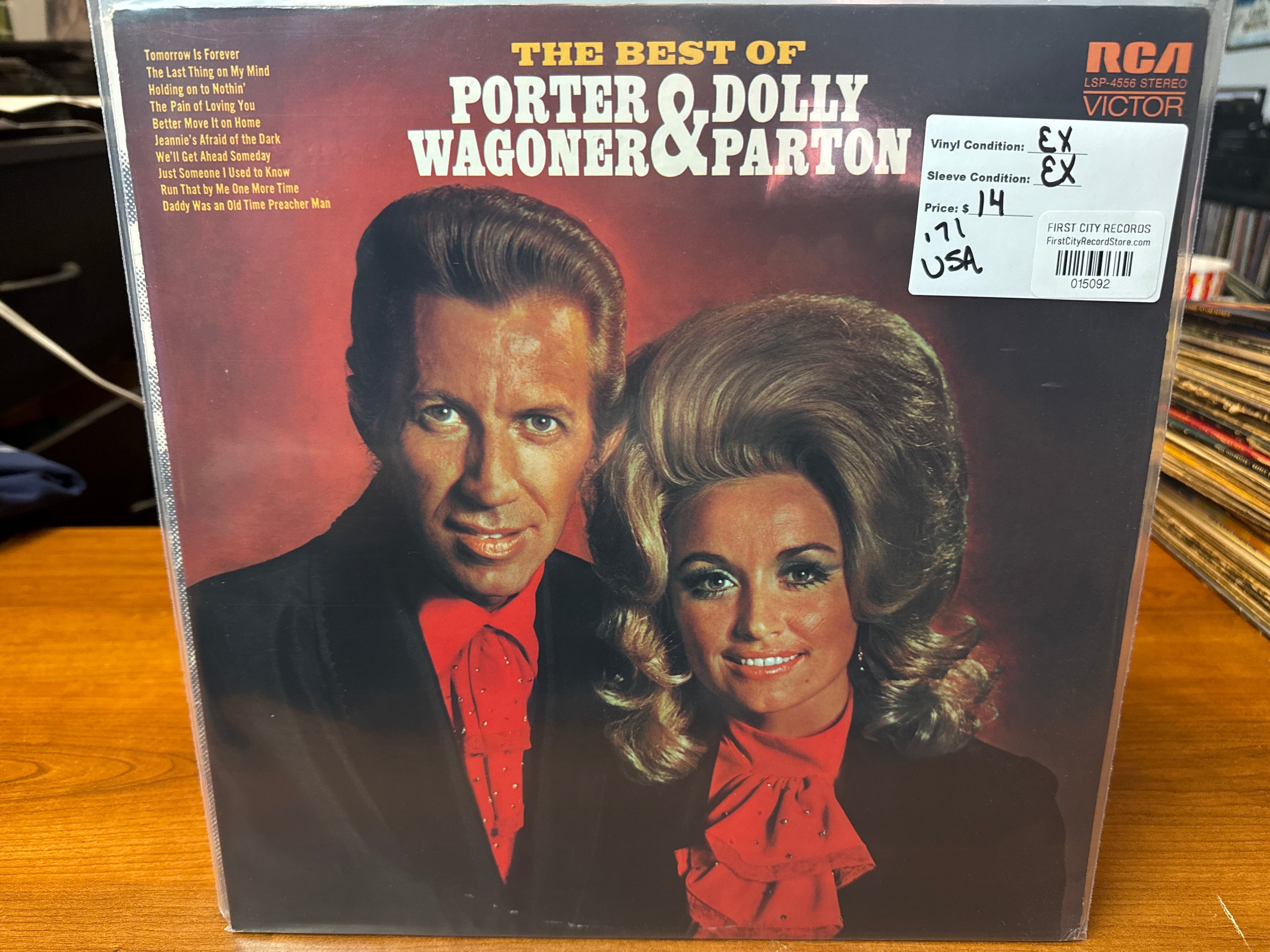 Dolly Parton & Porter Wagoner - The Best Of (1971, USED)