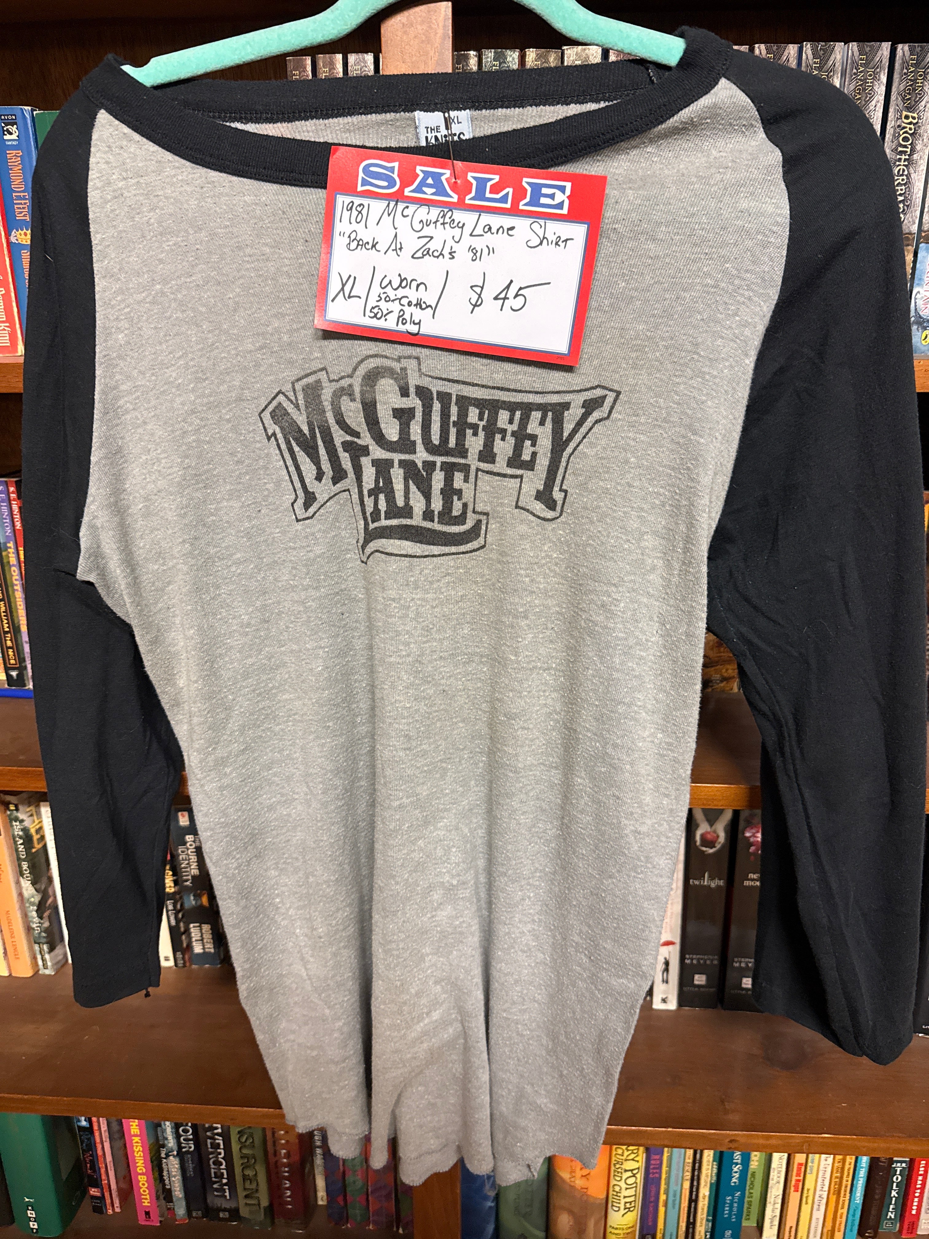 McGuffey Lane 1981 Baseball Shirt