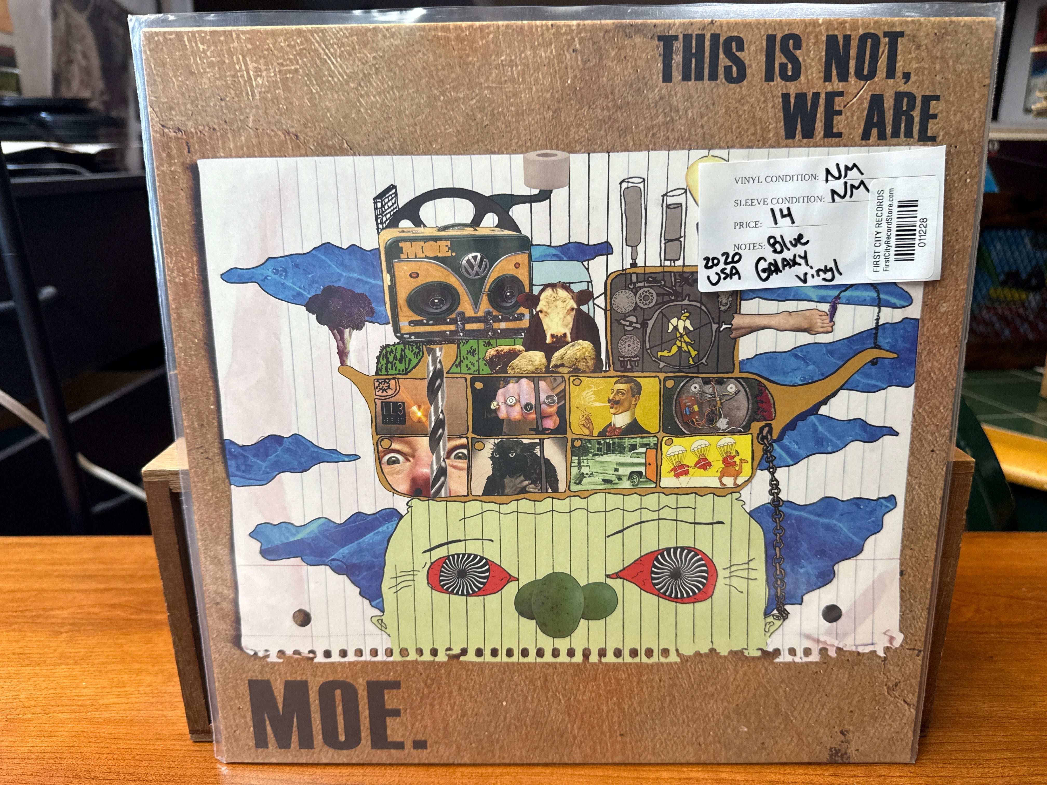 Moe. - This Is Not, We Are (2020, Blue Galaxy Vinyl, USED)