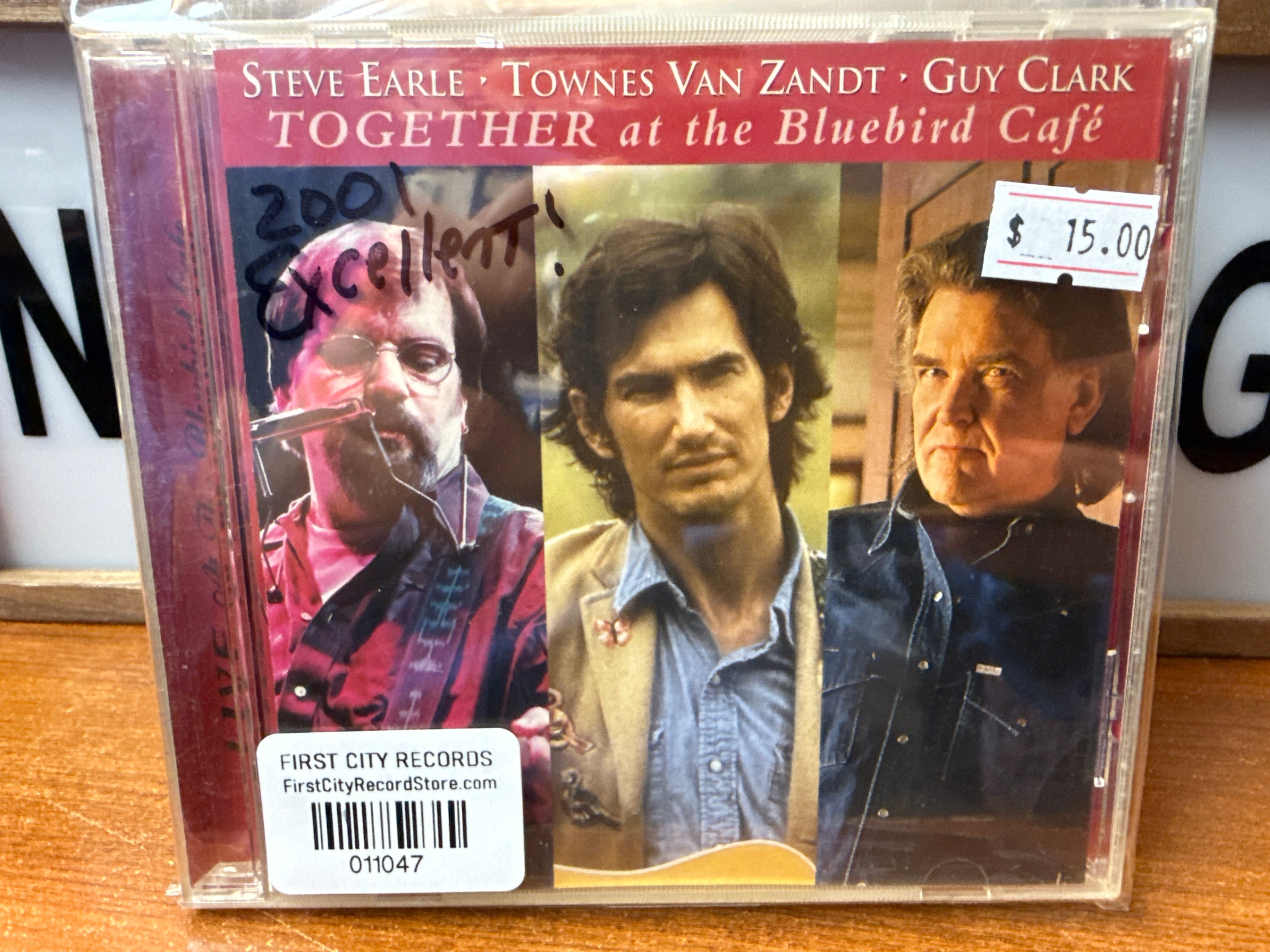 Steve Earle, Townes Van Dandt, Guy Clark - Together at the Bluebird Cafe (CD)