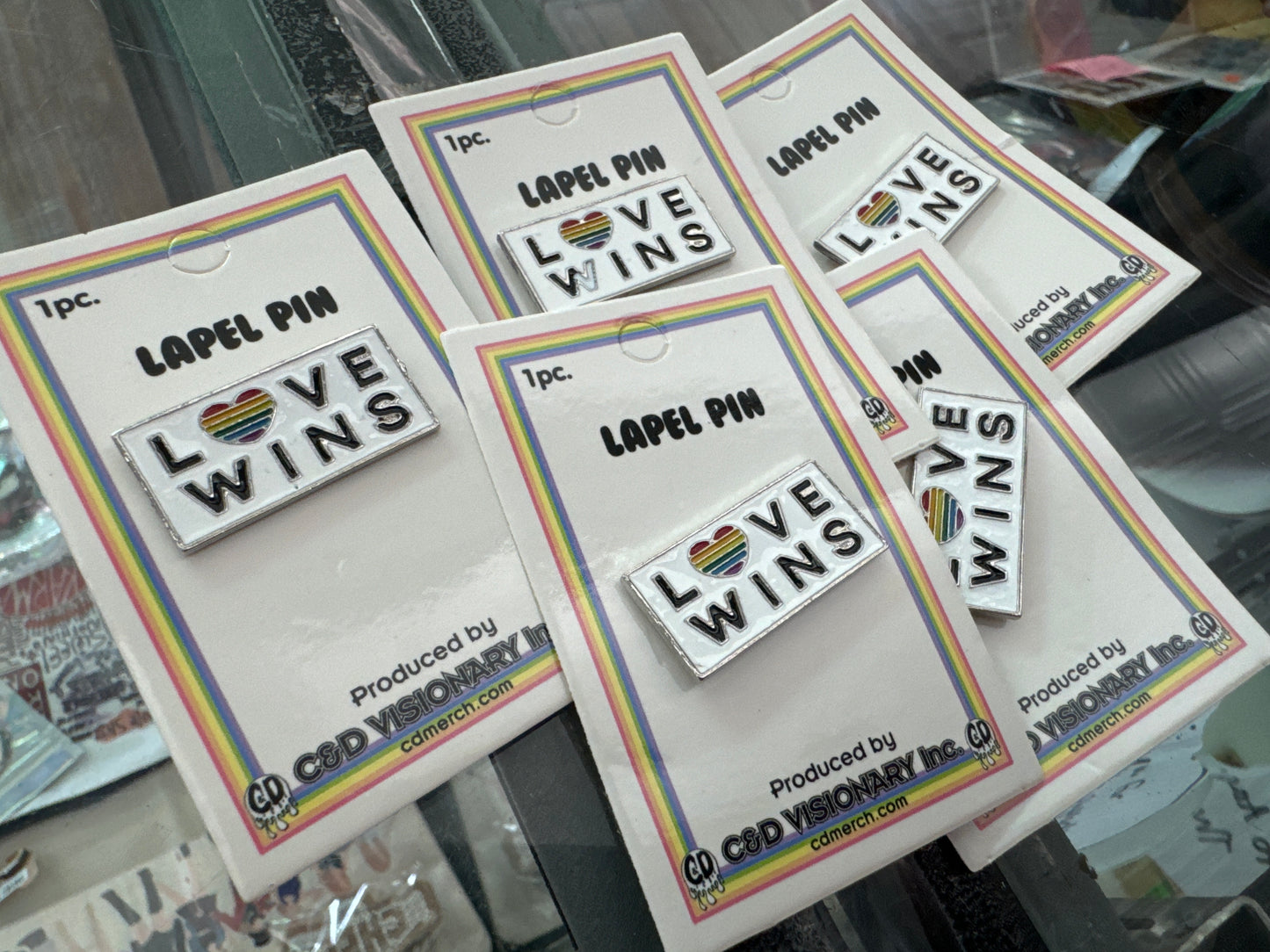 Love Wins Lapel Pin