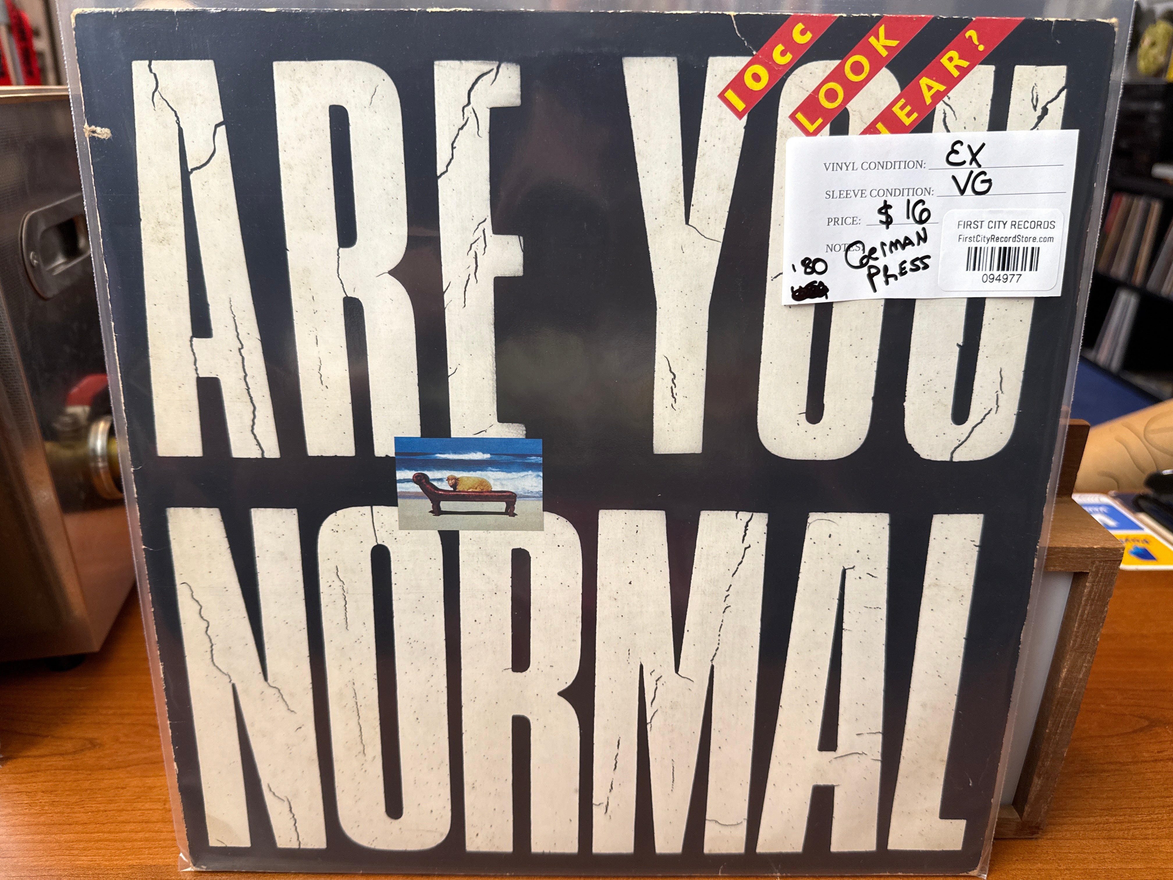 10cc - Are You Normal (1980 German Pressing, USED)