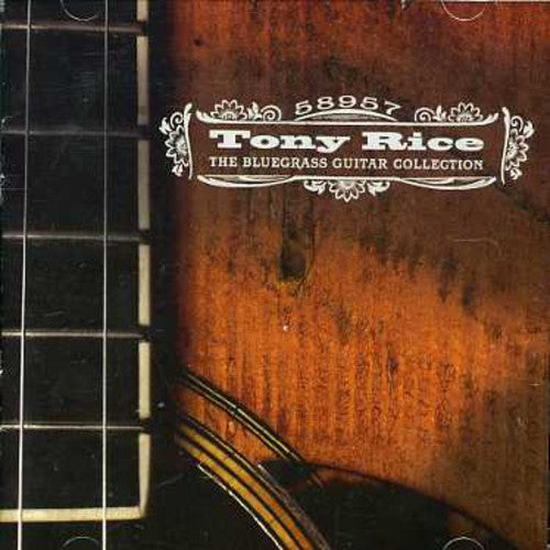the album cover for Tony Rice - The Bluegrass Guitar Collection