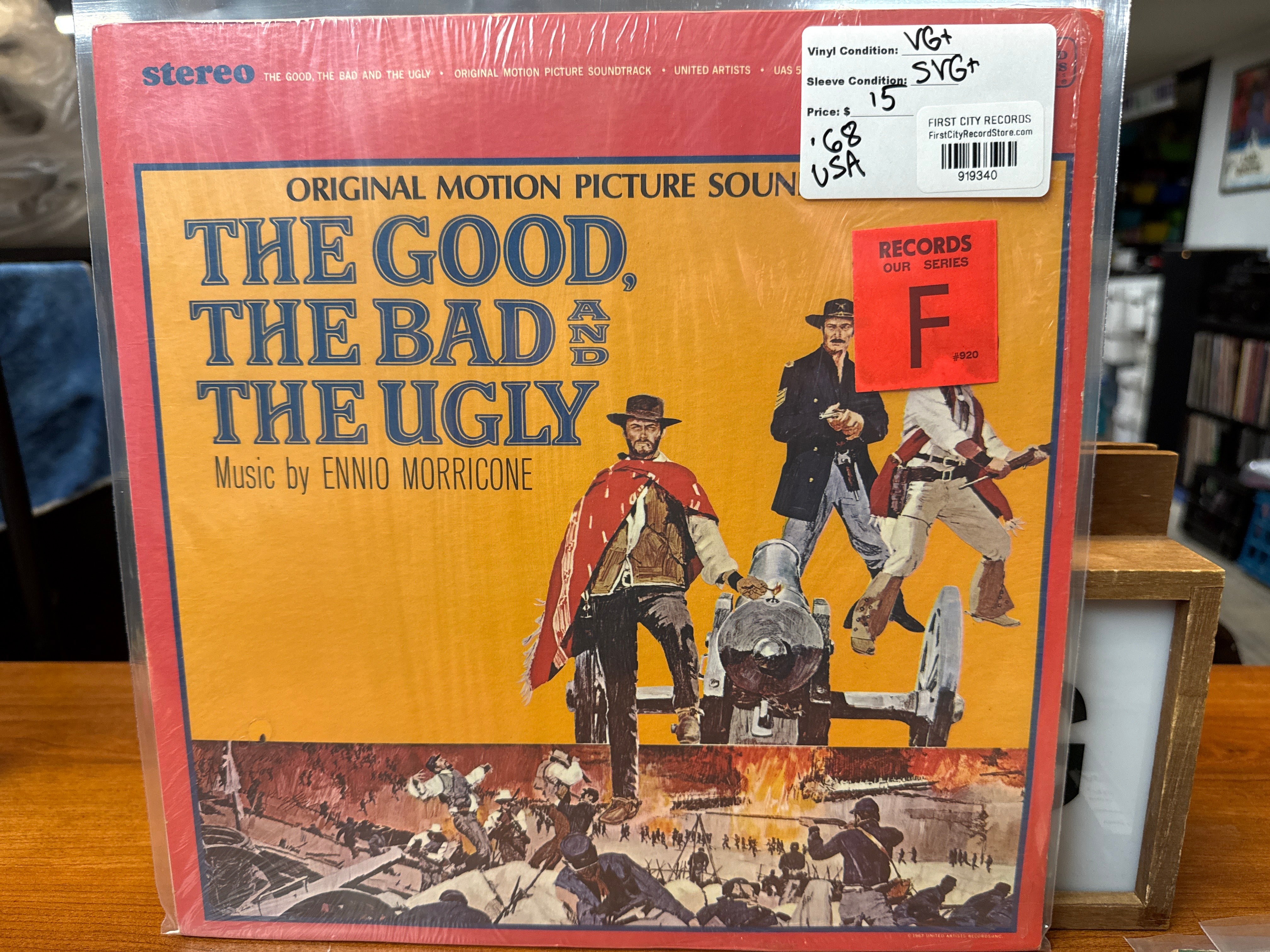 The Good The Bad and The Ugly Soundtrack (1968, USED)