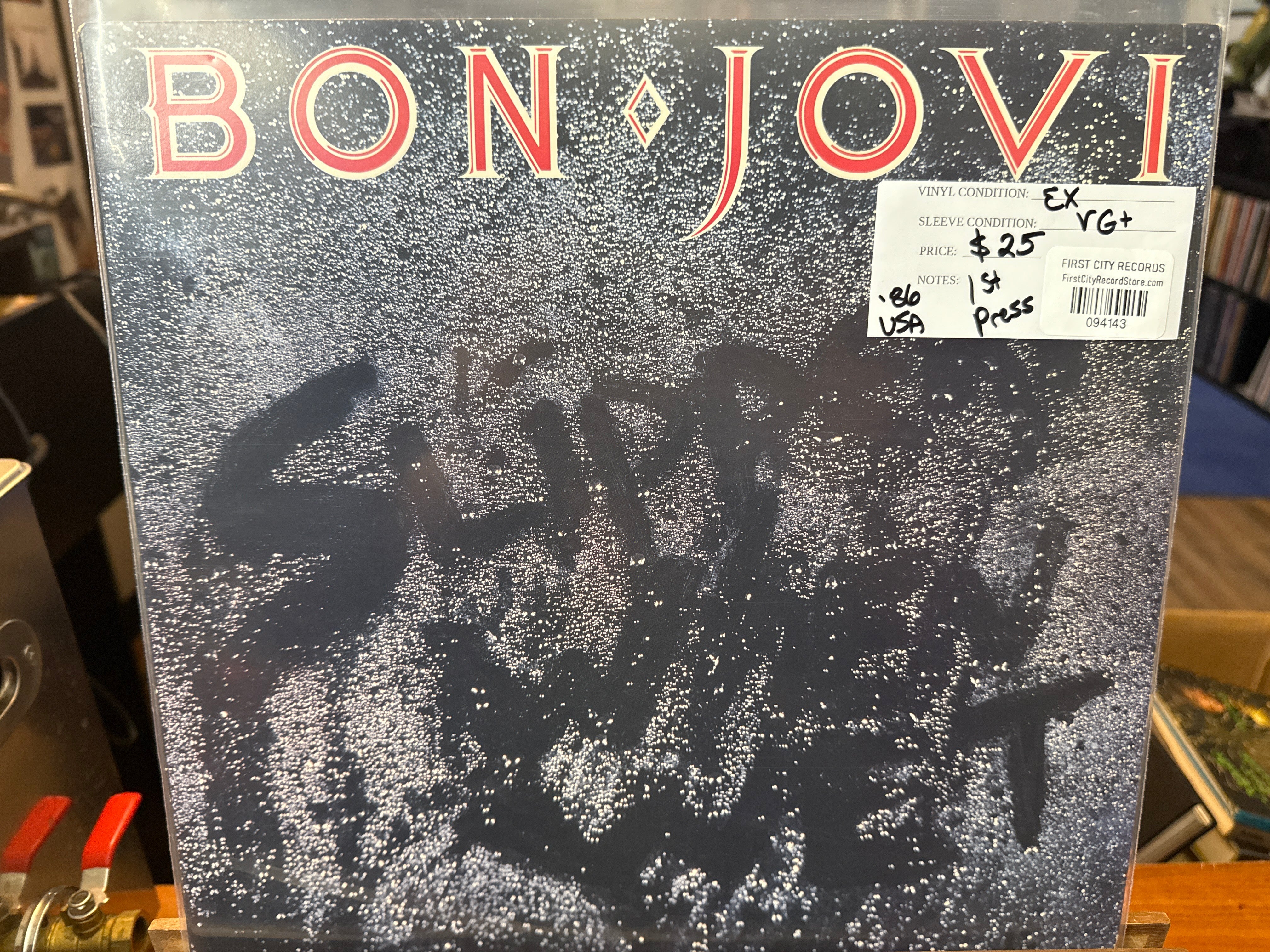 Bon Jovi - Slippery When Wet (1986 1st Pressing, USED)