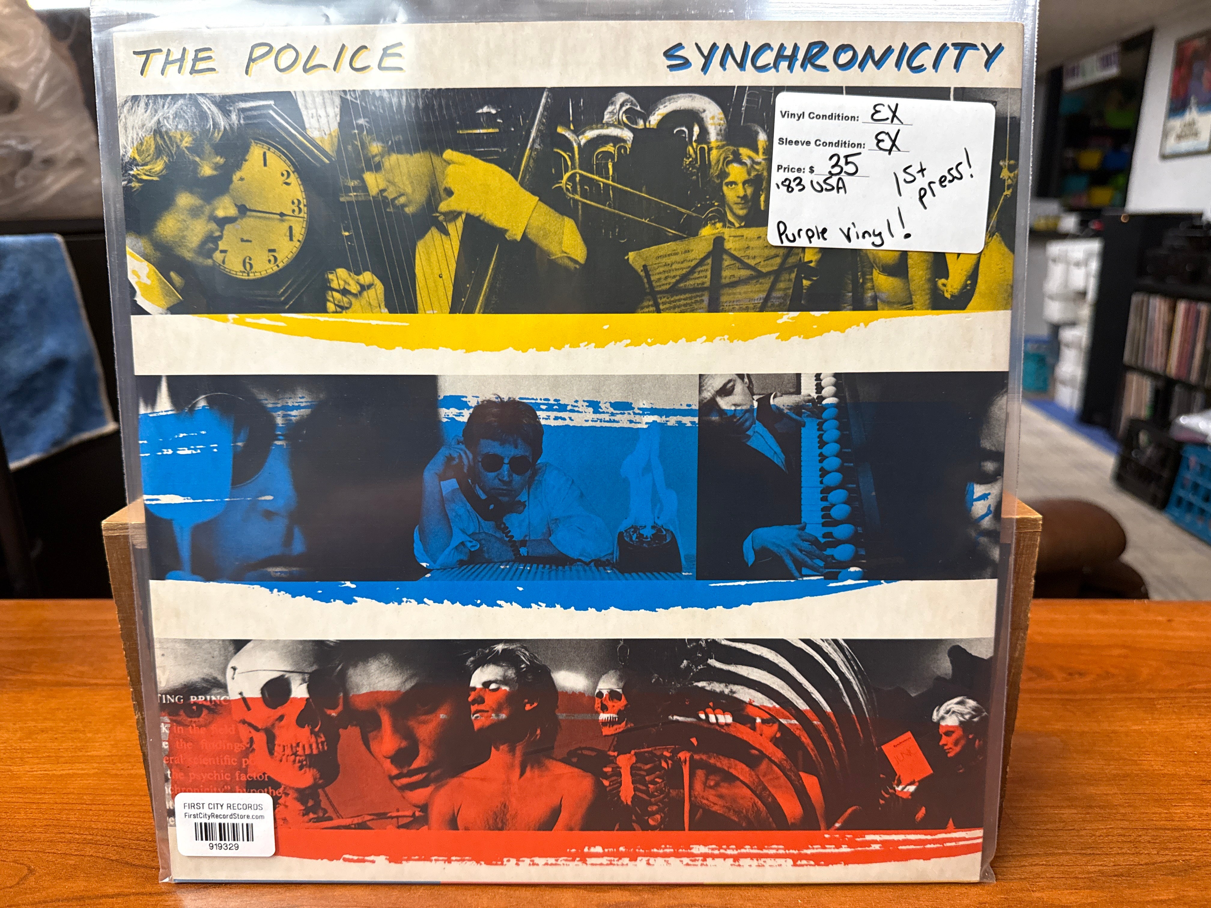 Police - Synchronicity (1983, Purple Vinyl, USED)