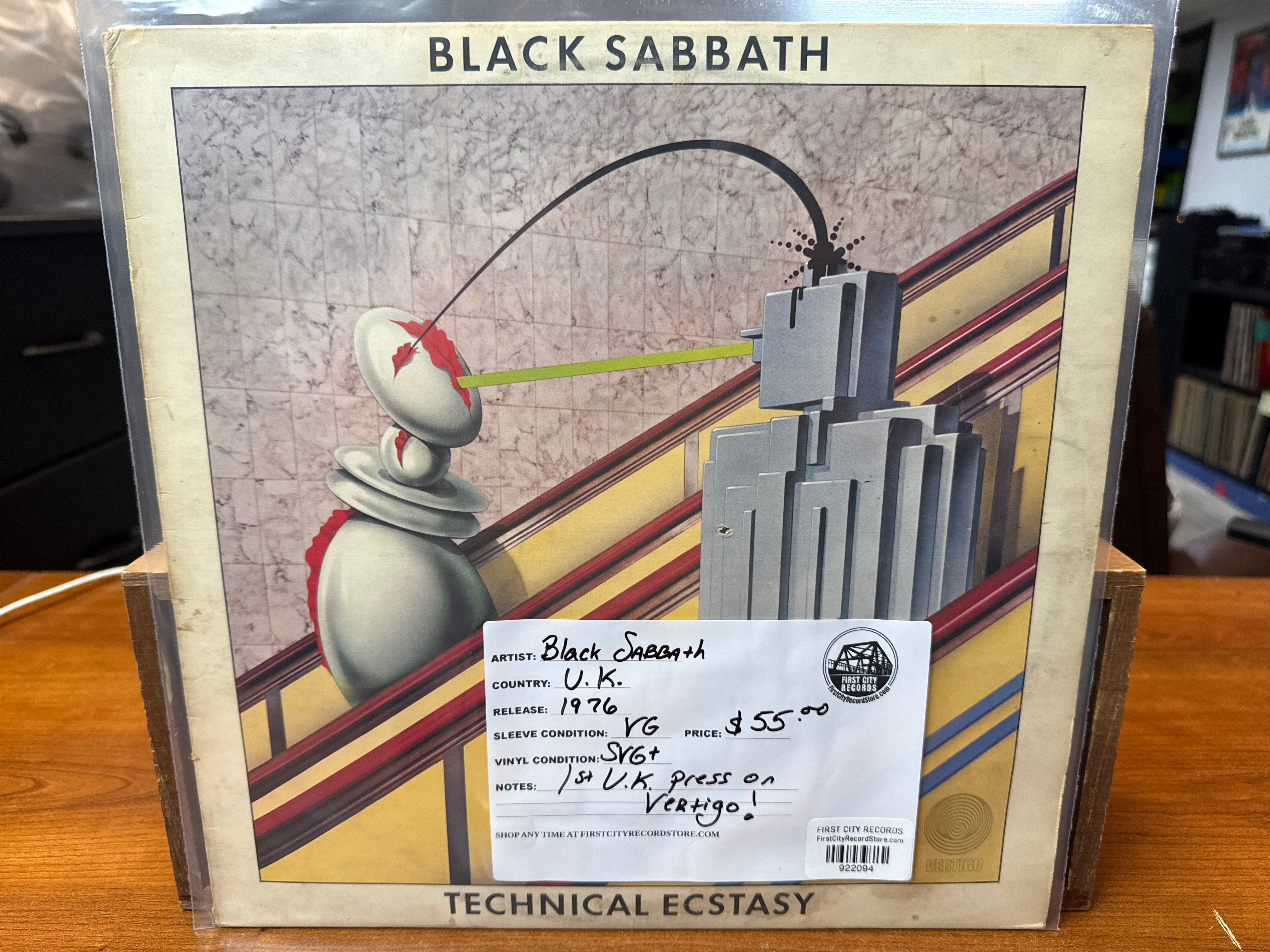 Black Sabbath - Technical Ecstasy (1976, U.K. Pressing, USED)