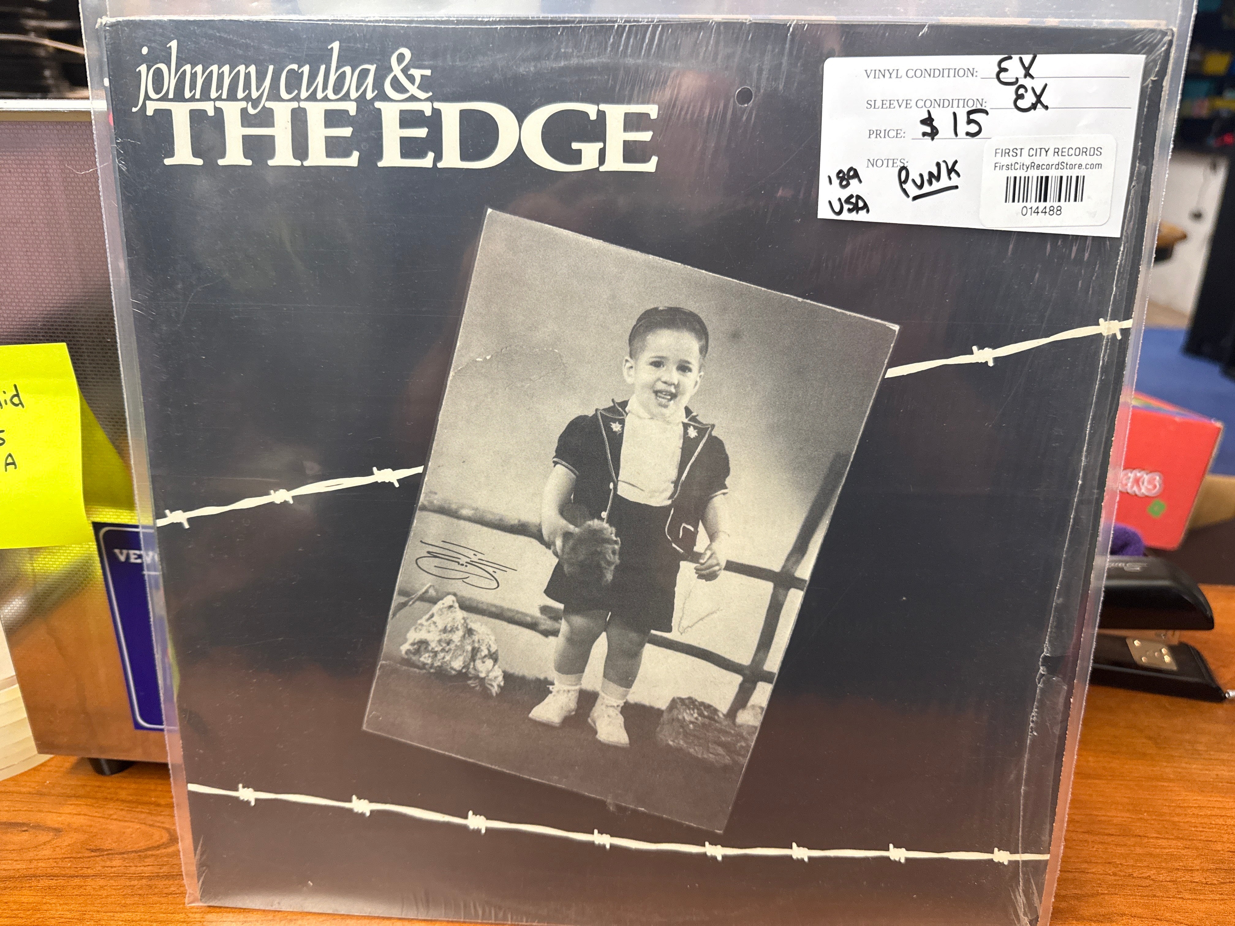 Johnny Cuba & The Edge - Self Titled (1989, USED)