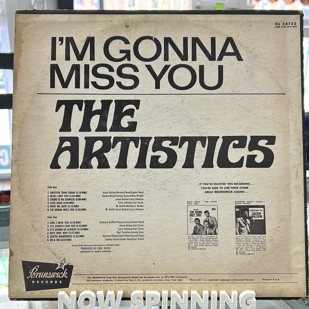 The Artistics - I’m Gonna Miss You