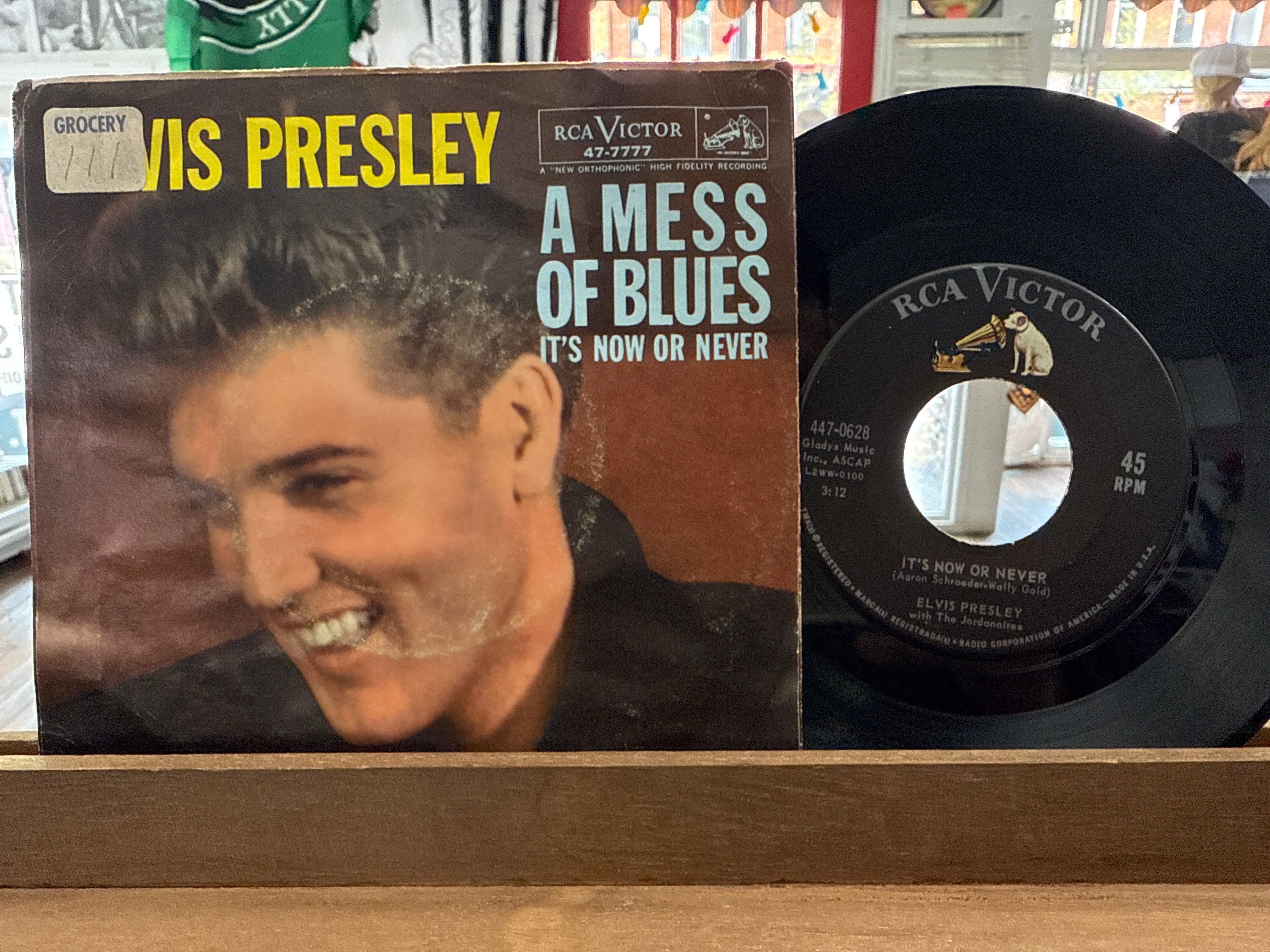 Elvis Presley - A Mess of Blues 7” (1960, USED)