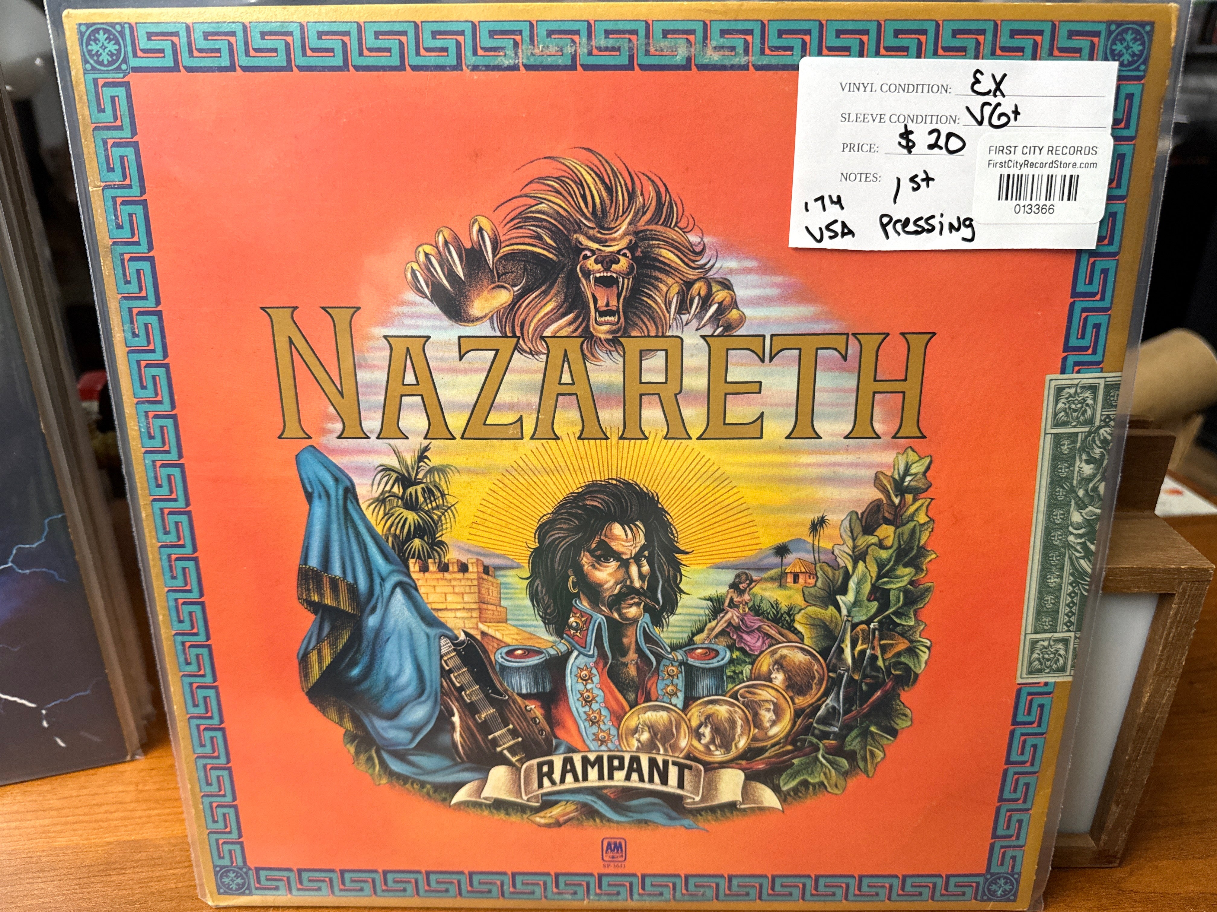 Nazareth - Rampant (1974, 1st Pressing, USED)