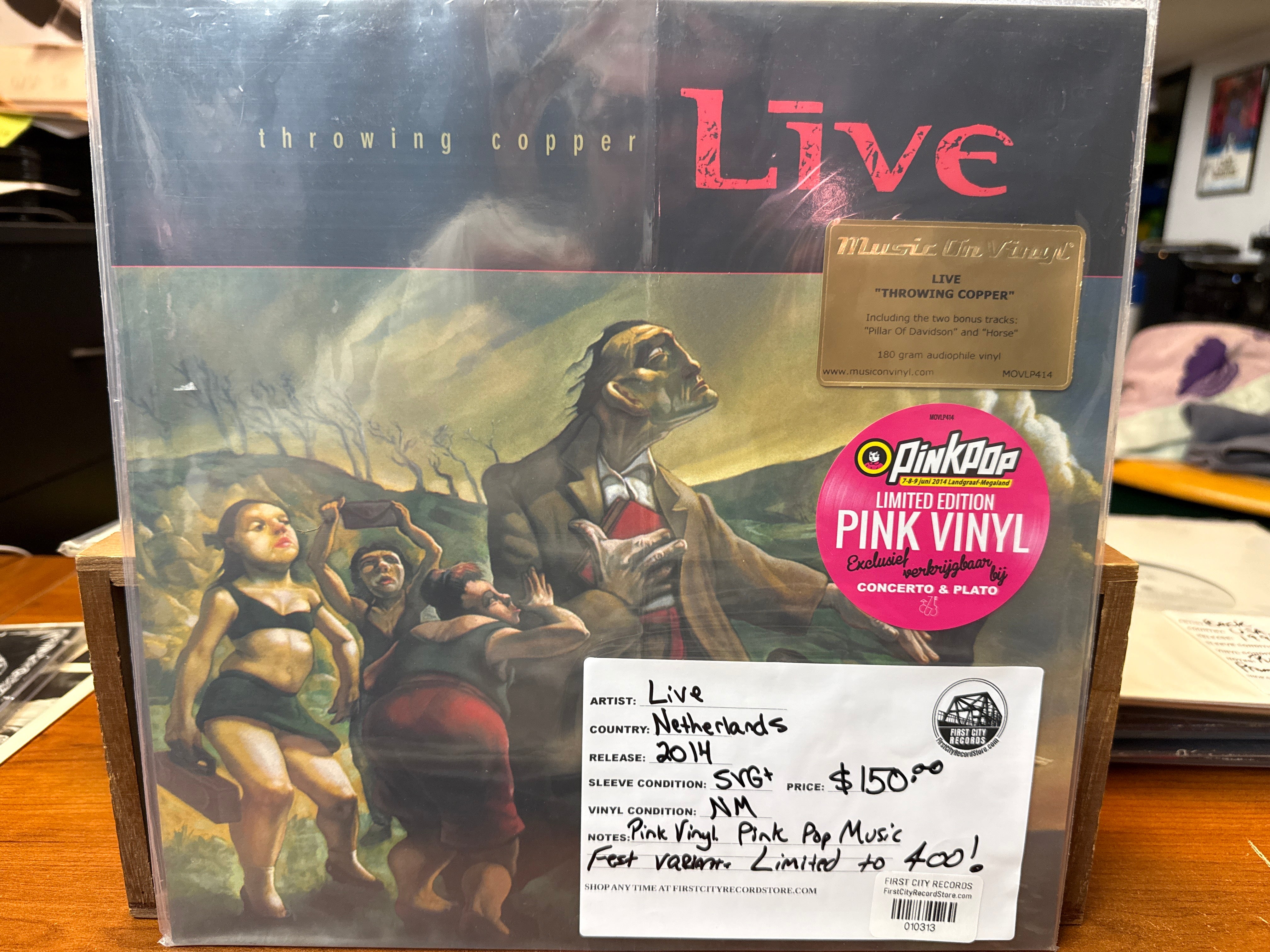 Live - Throwing Copper (2014, Netherlands Music On Vinyl, Limited, USED)