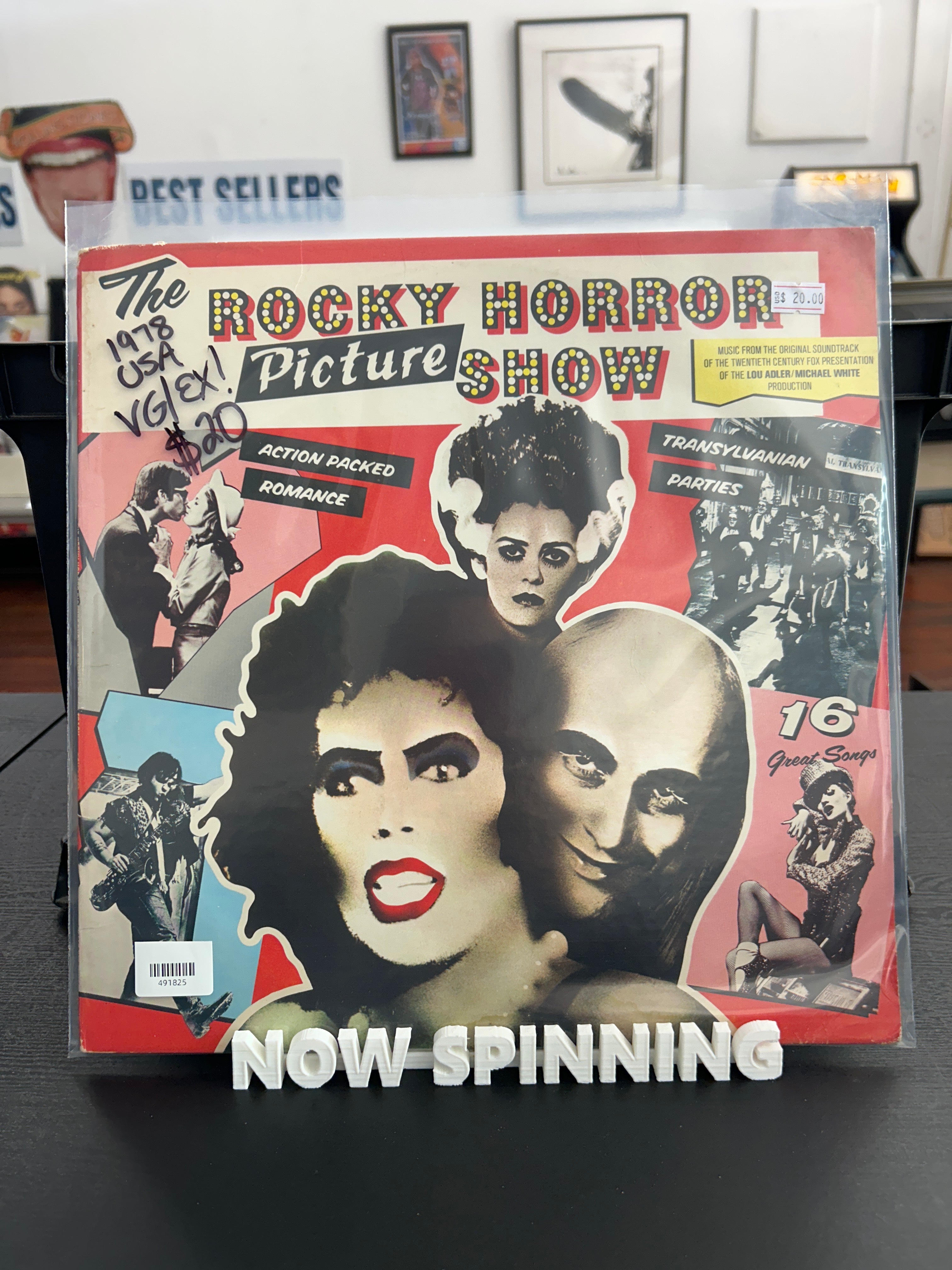 The Rocky Horror Picture Show Soundtrack : VG/EX 1978 USA