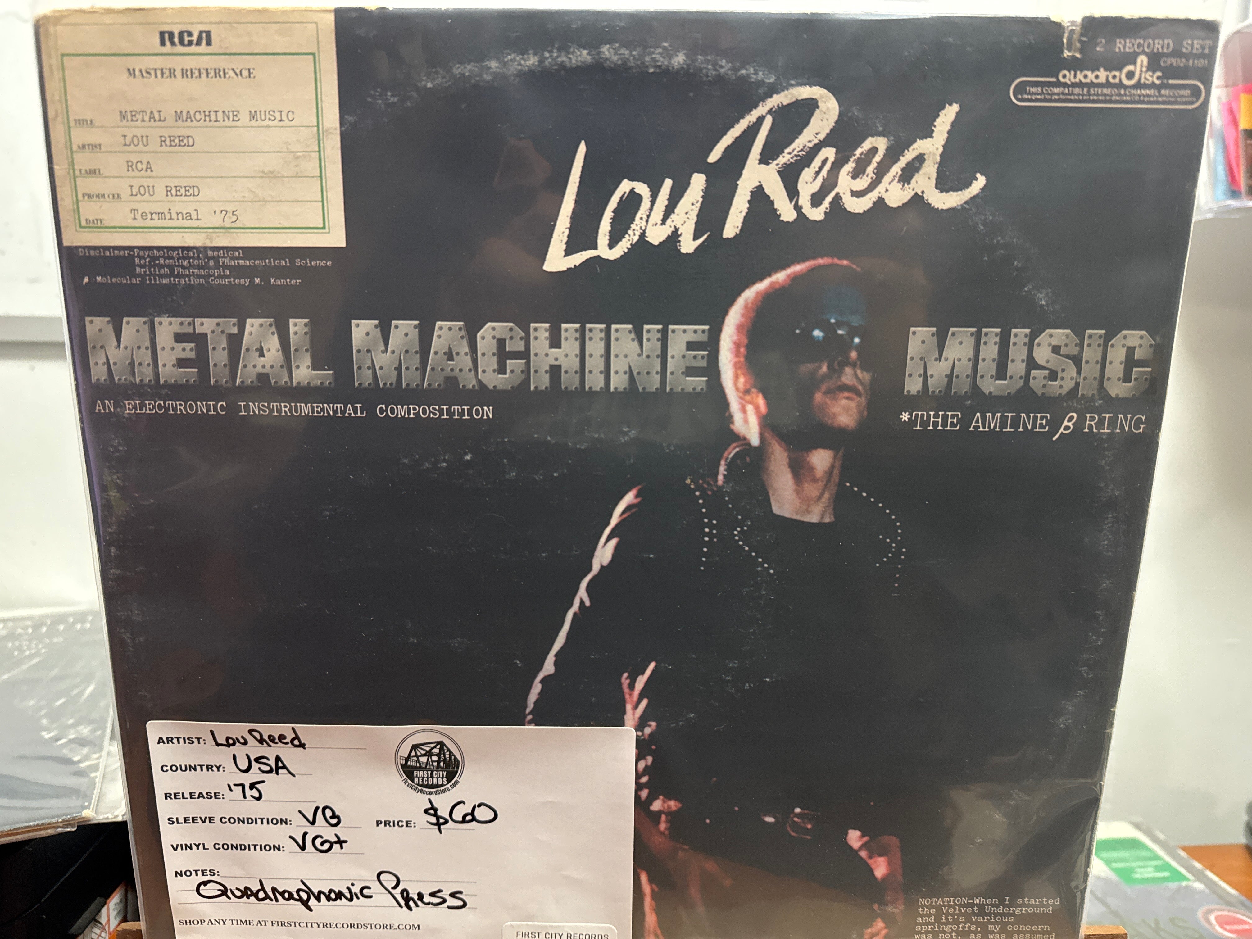 Lou Reed - Metal Machine Music (Quadraphonic, USED)