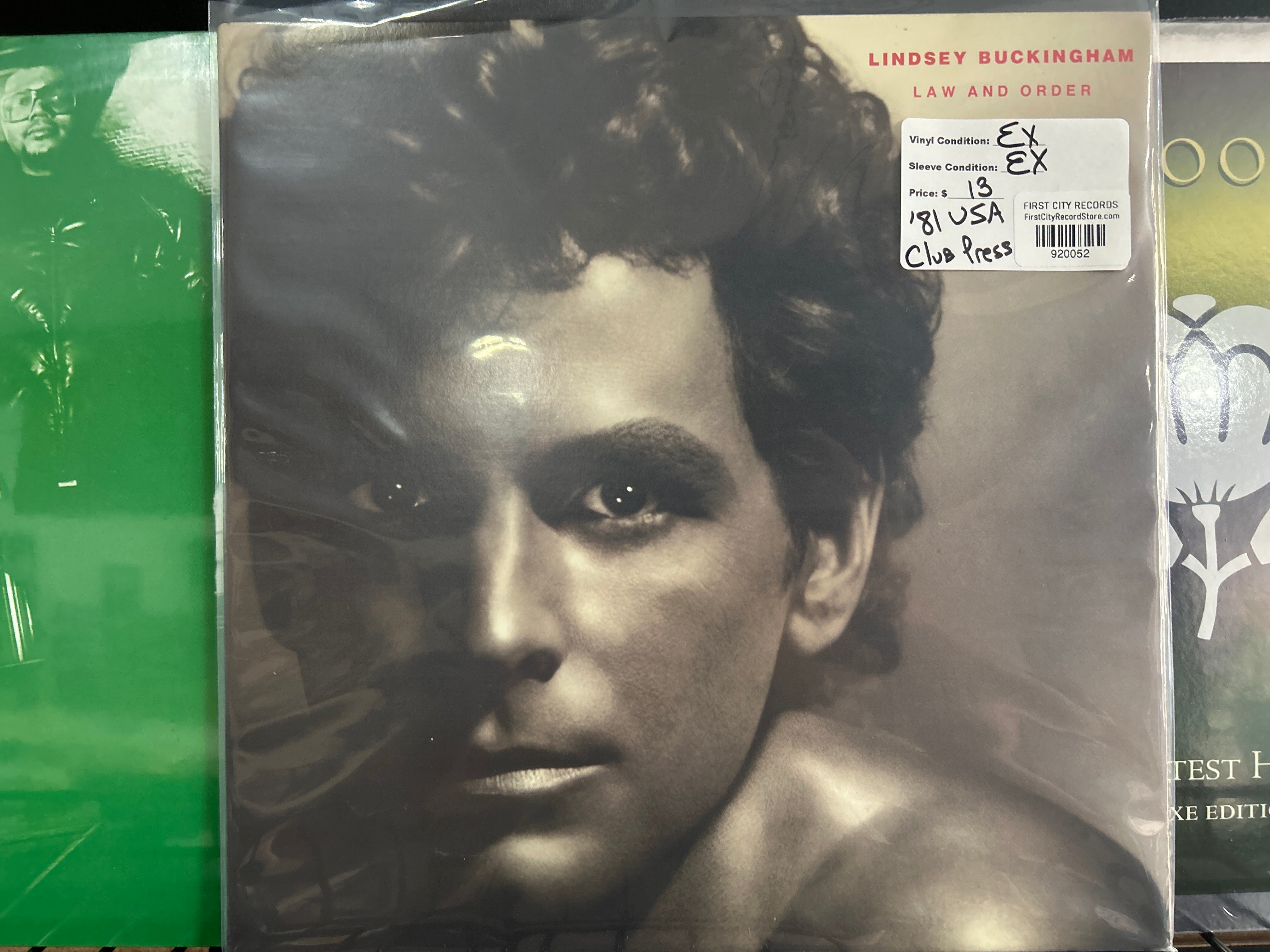 Lindsey Buckingham  - Law and Order (1981, Club Press, USED)