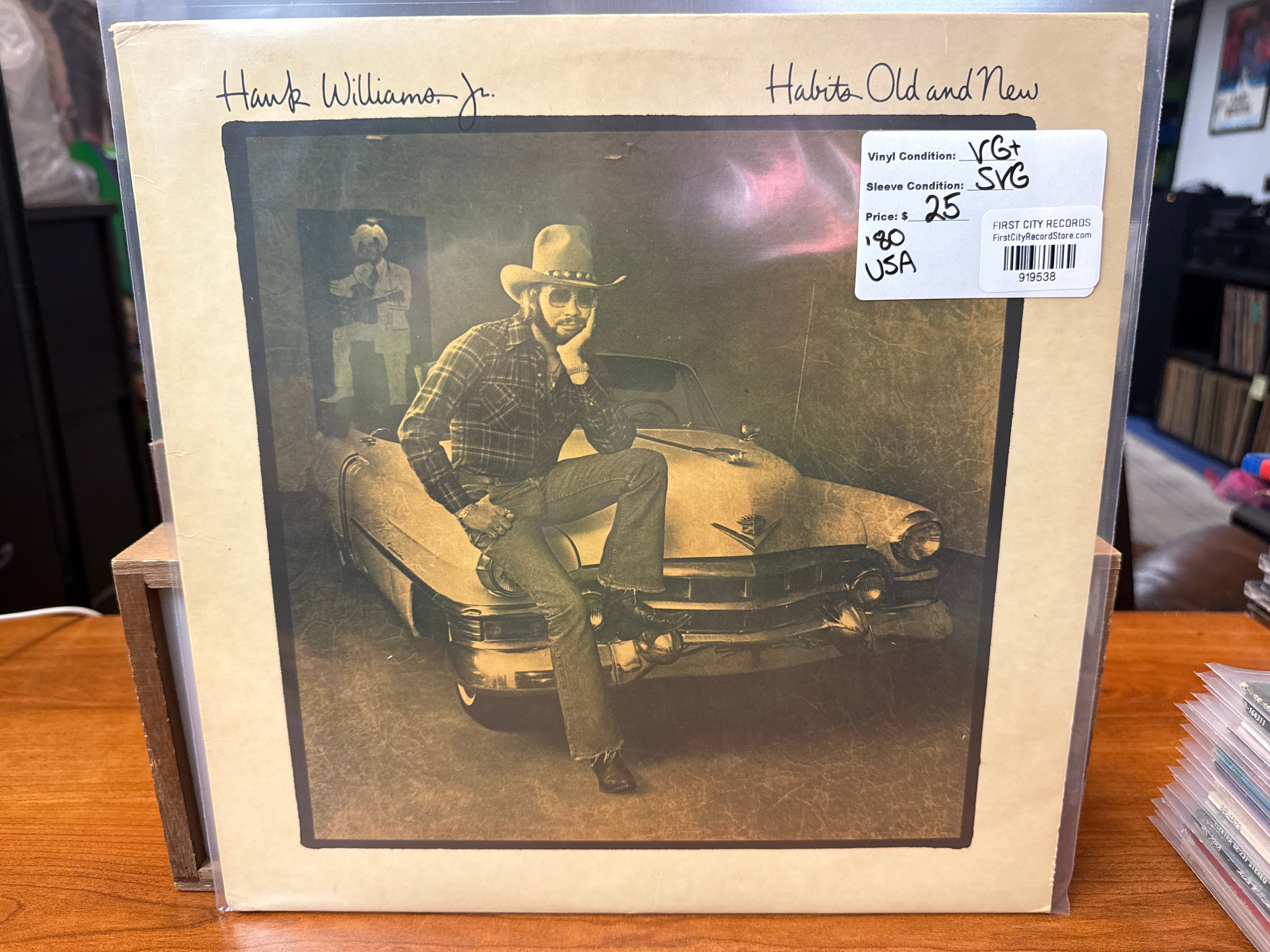 Hank Williams Jr - Habits Old and New (1980, USED)