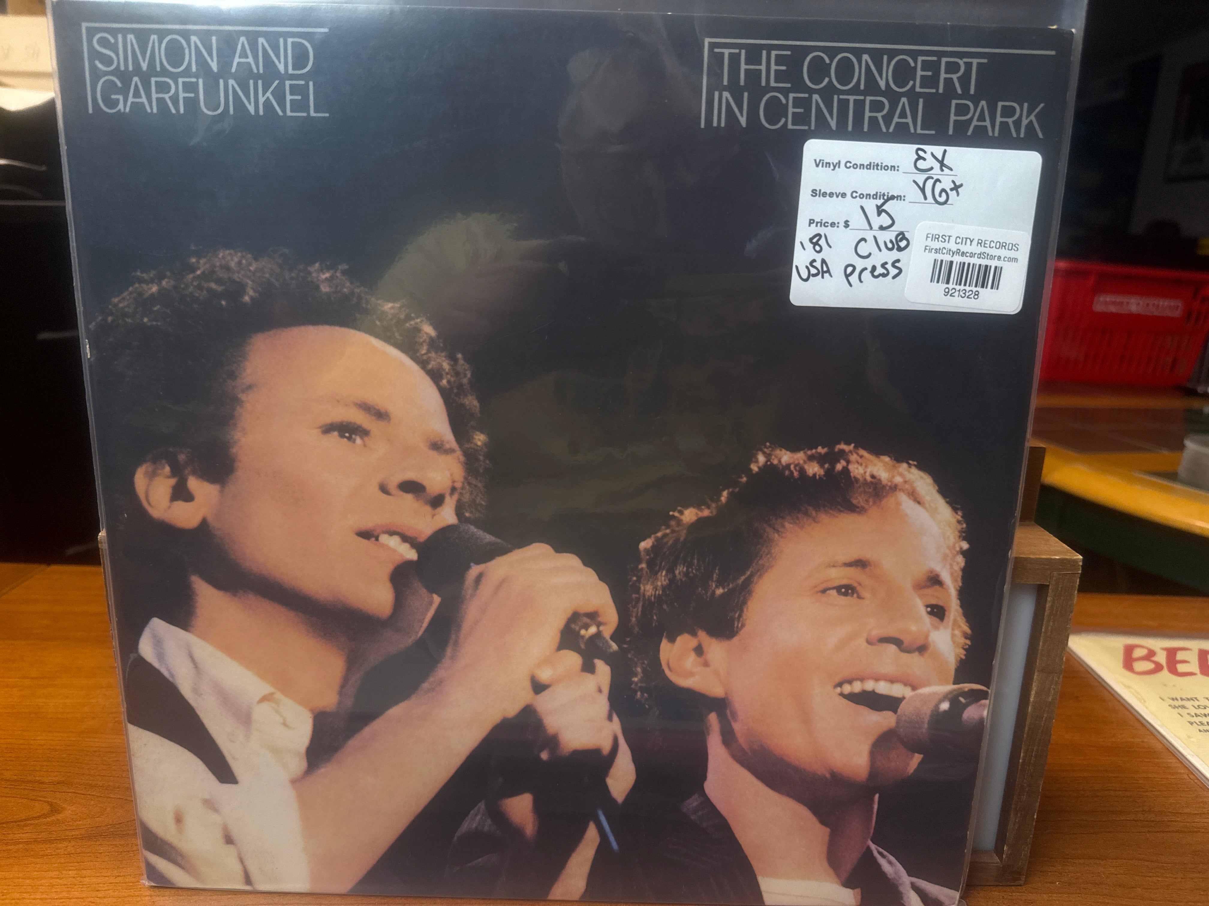 Simon & Garfunkel - Concert in Central Park (1981, Club Pressing, USED)