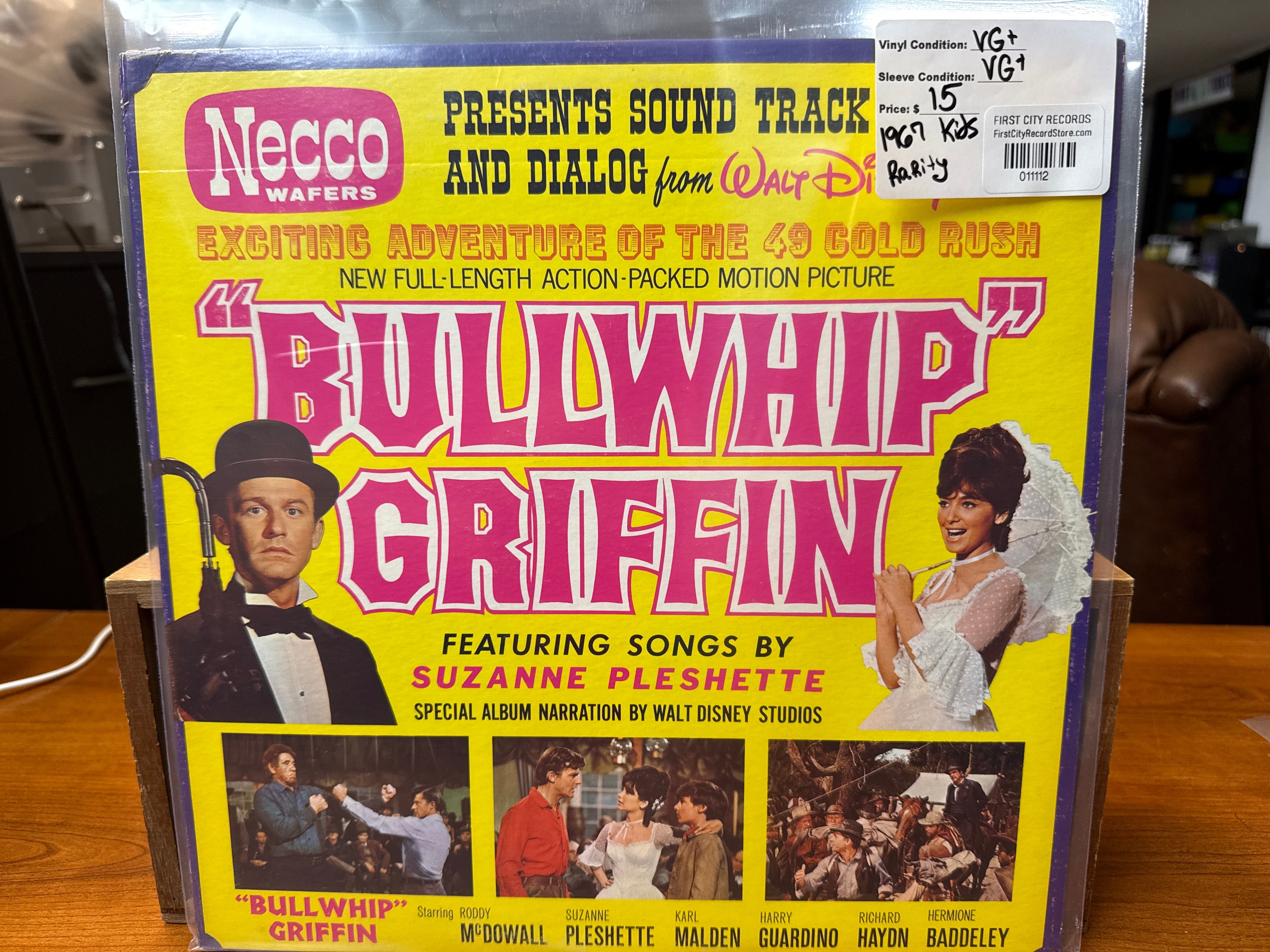 Disney: Bullwhip Griffin Soundtrack (1967, USED)
