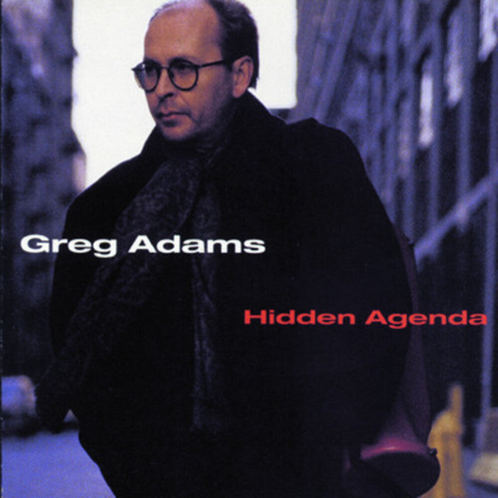 the album cover for Greg Adams - Hidden Agenda