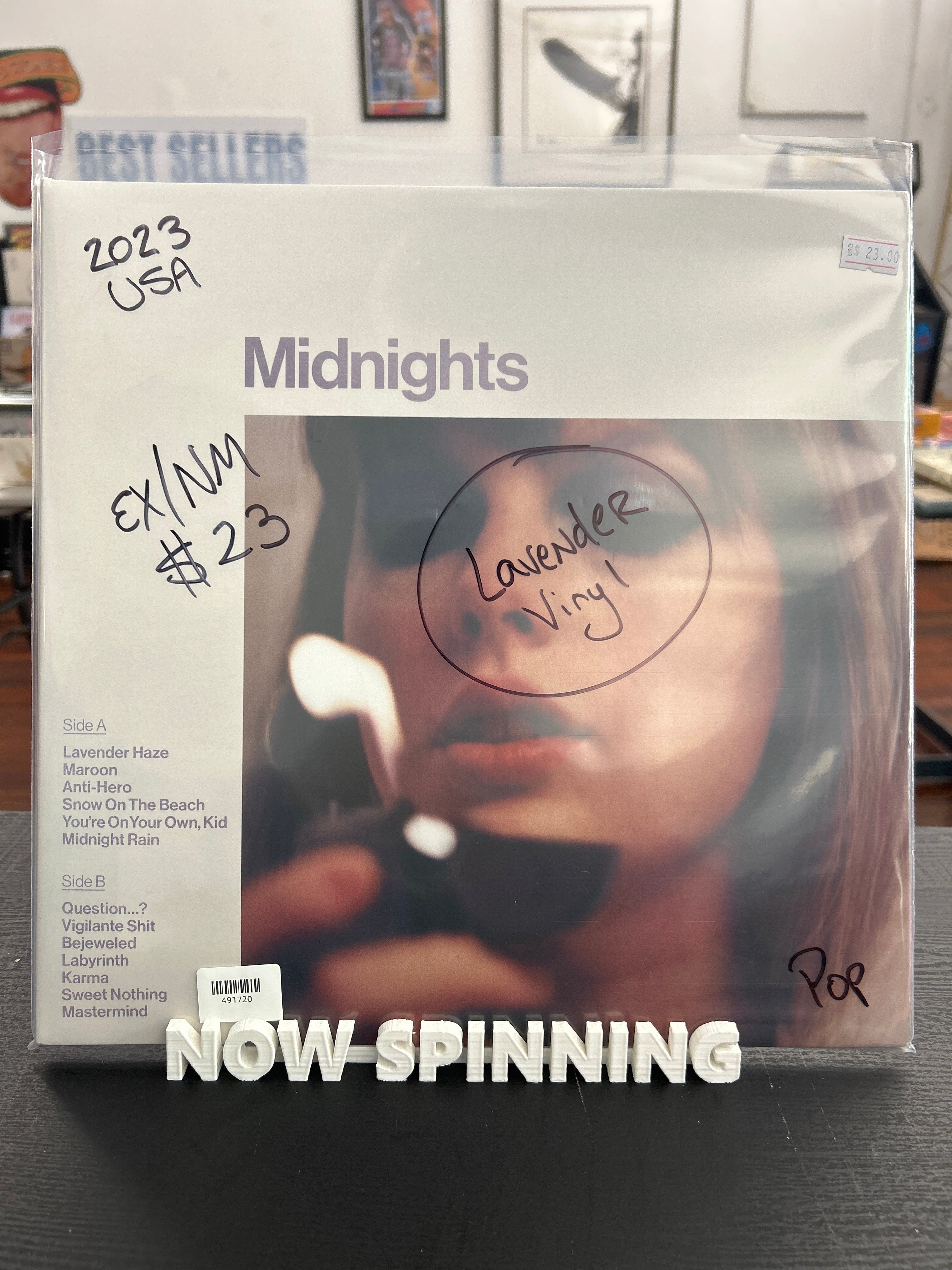 Taylor Swift - Midnights (used LP)