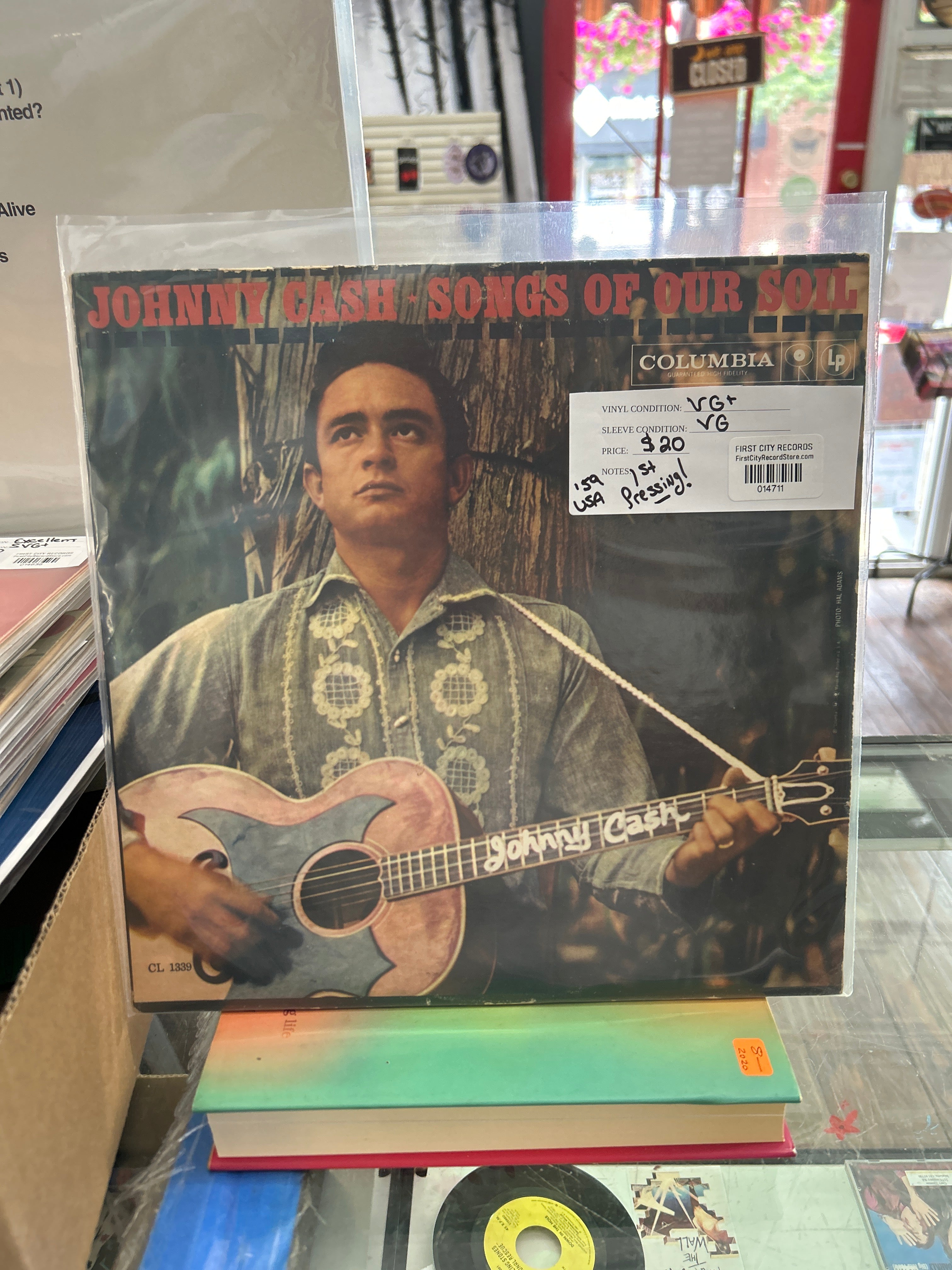 Johnny Cash - Songs of our Soil (1959, 1st Pressing, USED)