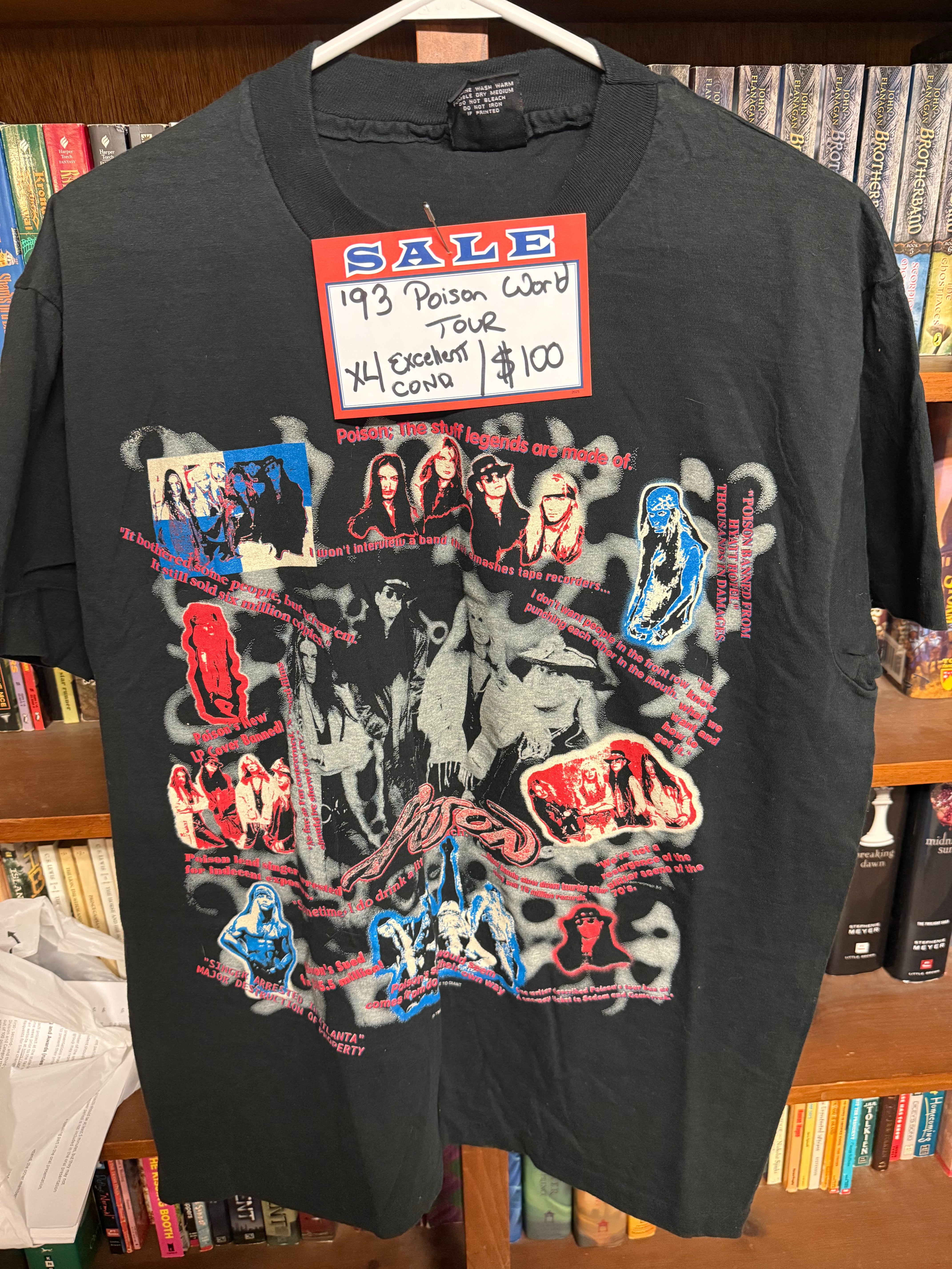 1993 Poison World Tour Shirt
