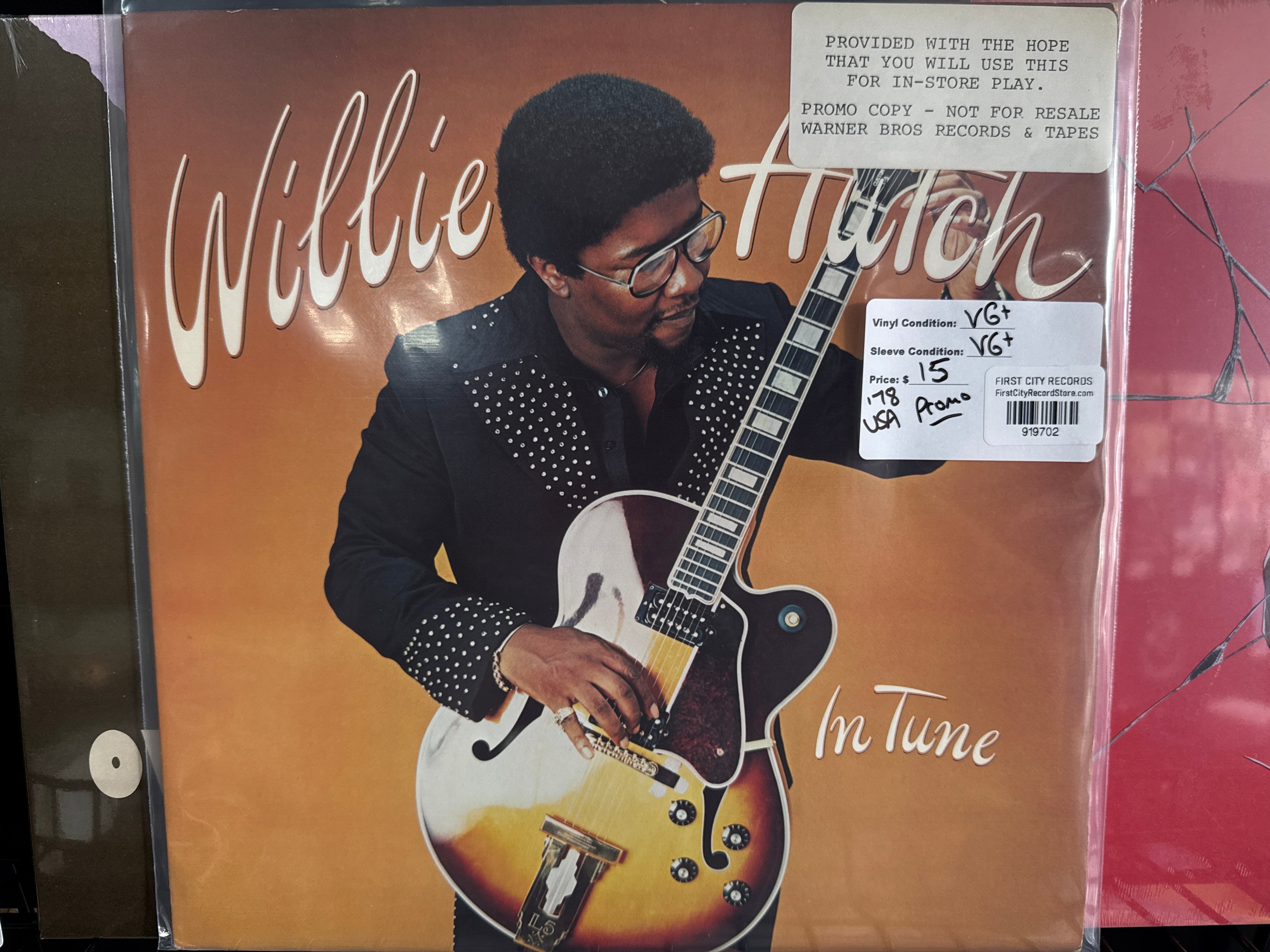 Willie Hutch - In Tune (1978, Promo, USED)