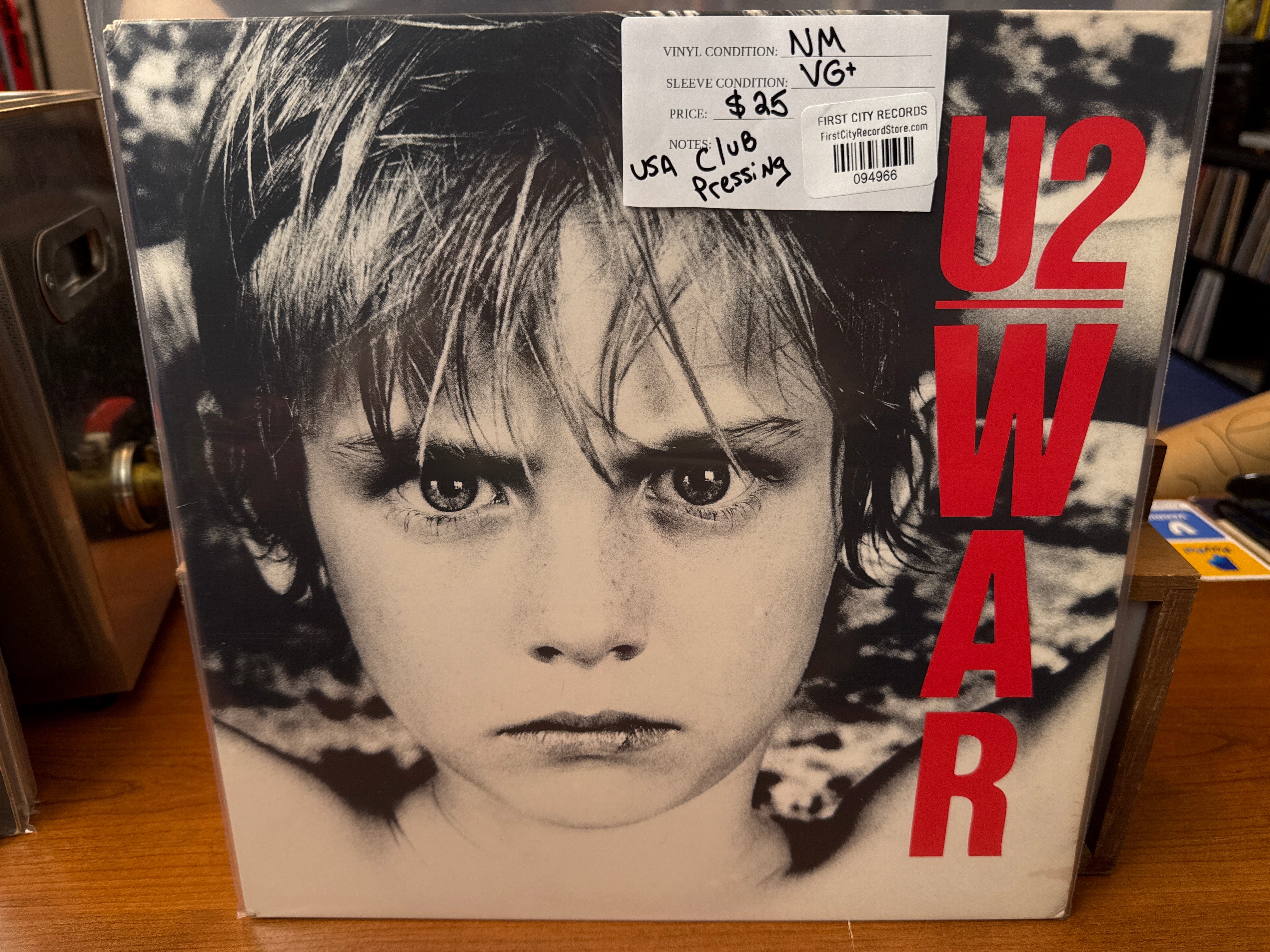 U2 - War (Club Pressing, USED)