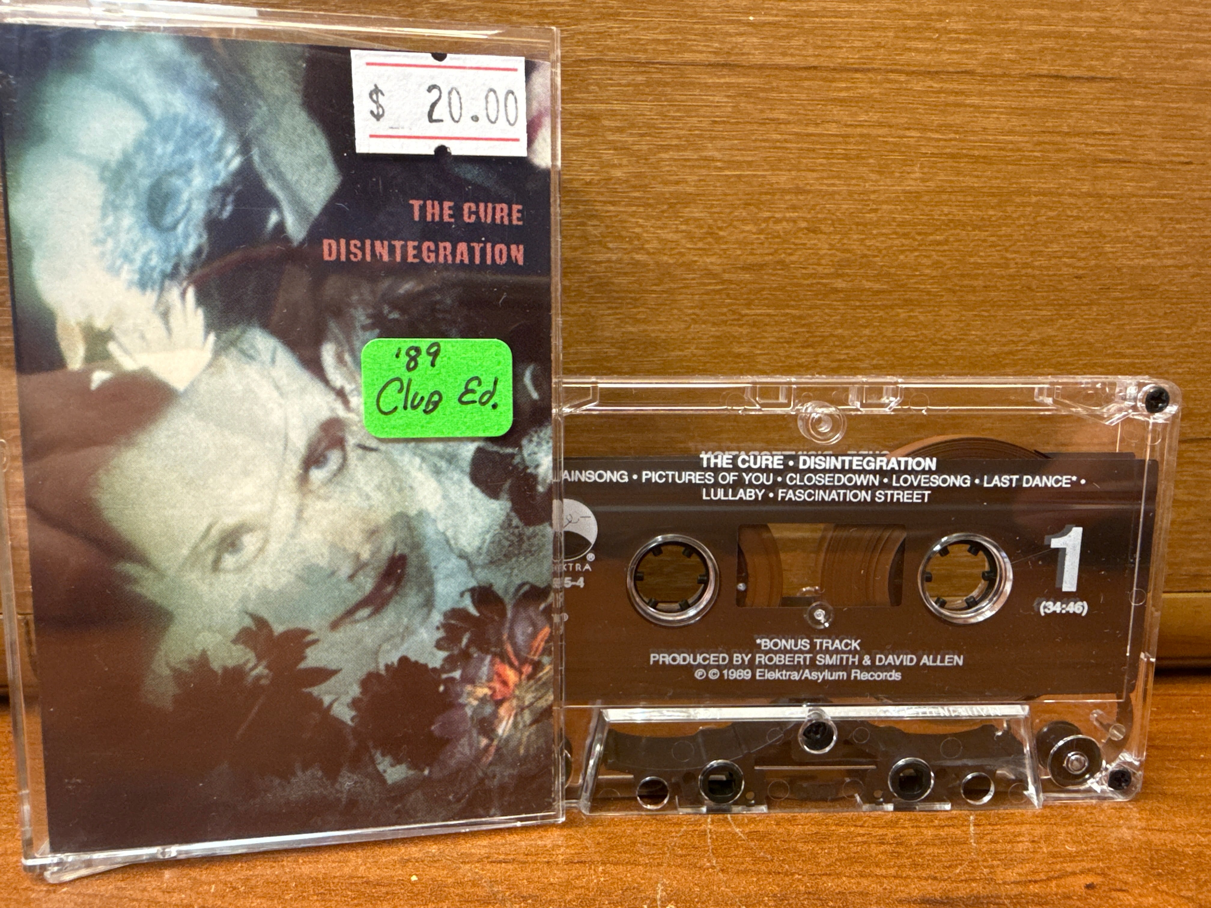 Cure - Disintegration (CASSETTE)