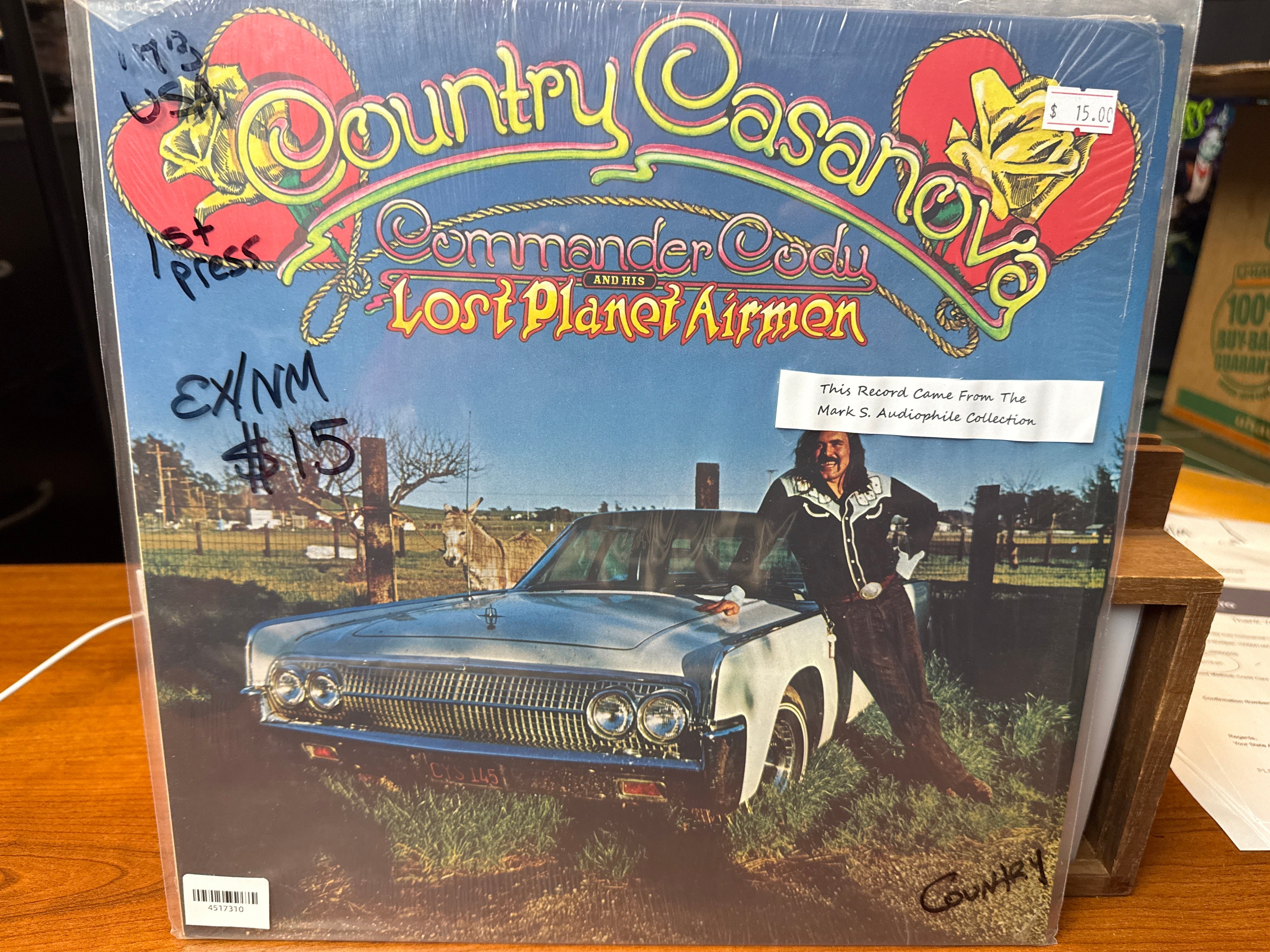 Commander Cody - County Casanova (1973, USED)